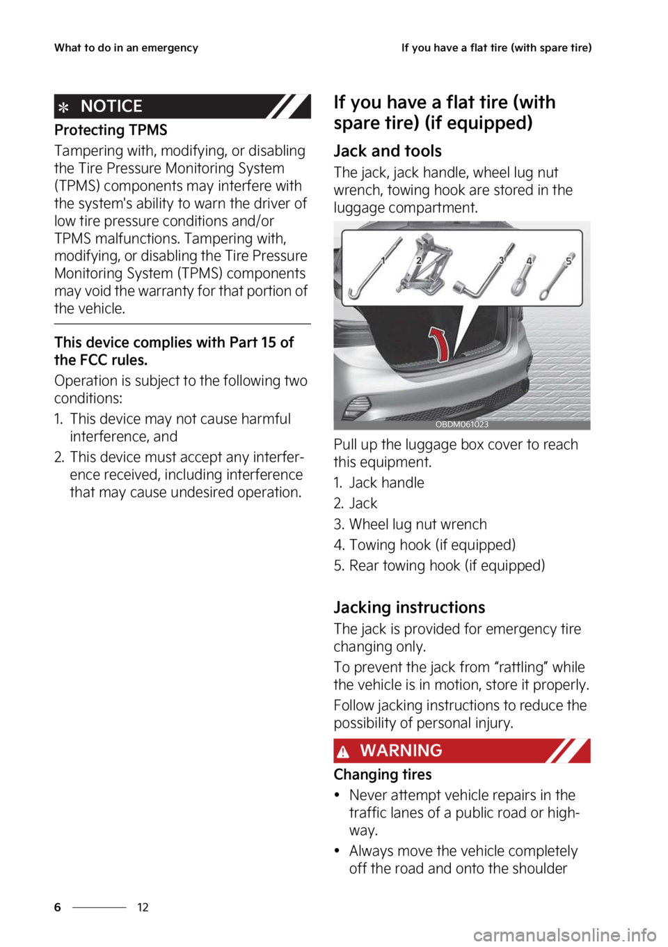 KIA FORTE 2023  Owners Manual �8�I�B�U��U�P��E�P��J�O��B�O��F�N�F�S�H�F�O�D�Z
��
�
�*�G��Z�P�V��I�B�W�F��B��G�M�B�U��U�J�S�F��	�X�J�U�I��T�Q�B�S�F��U�J�S�F�

�/�0�5�*�$�&
�1�S�P�U�F�D�U�J�O�H��5�1�.�4
�5�B�N�Q�F�S