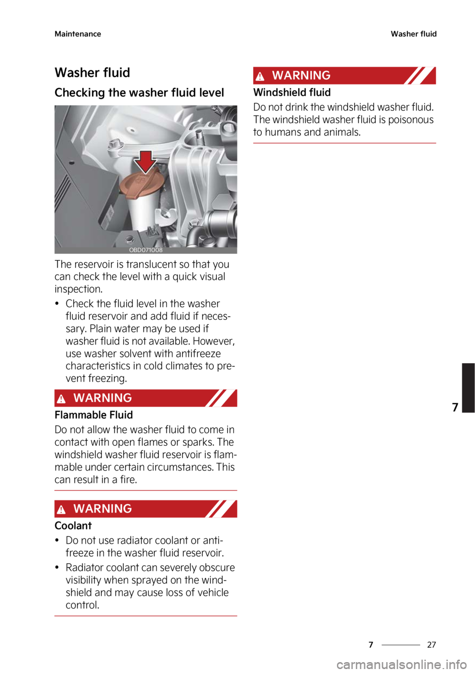 KIA FORTE 2023  Owners Manual ��
�
�
�.�B�J�O�U�F�O�B�O�D�F�8�B�T�I�F�S��G�M�V�J�E
�8�B�T�I�F�S��G�M�V�J�E
�$�I�F�D�L�J�O�H��U�I�F��X�B�T�I�F�S��G�M�V�J�E��M�F�W�F�M
�5�I�F��S�F�T�F�S�W�P�J�S��J�T��U�S�B�O�T�M�V�D�F�O