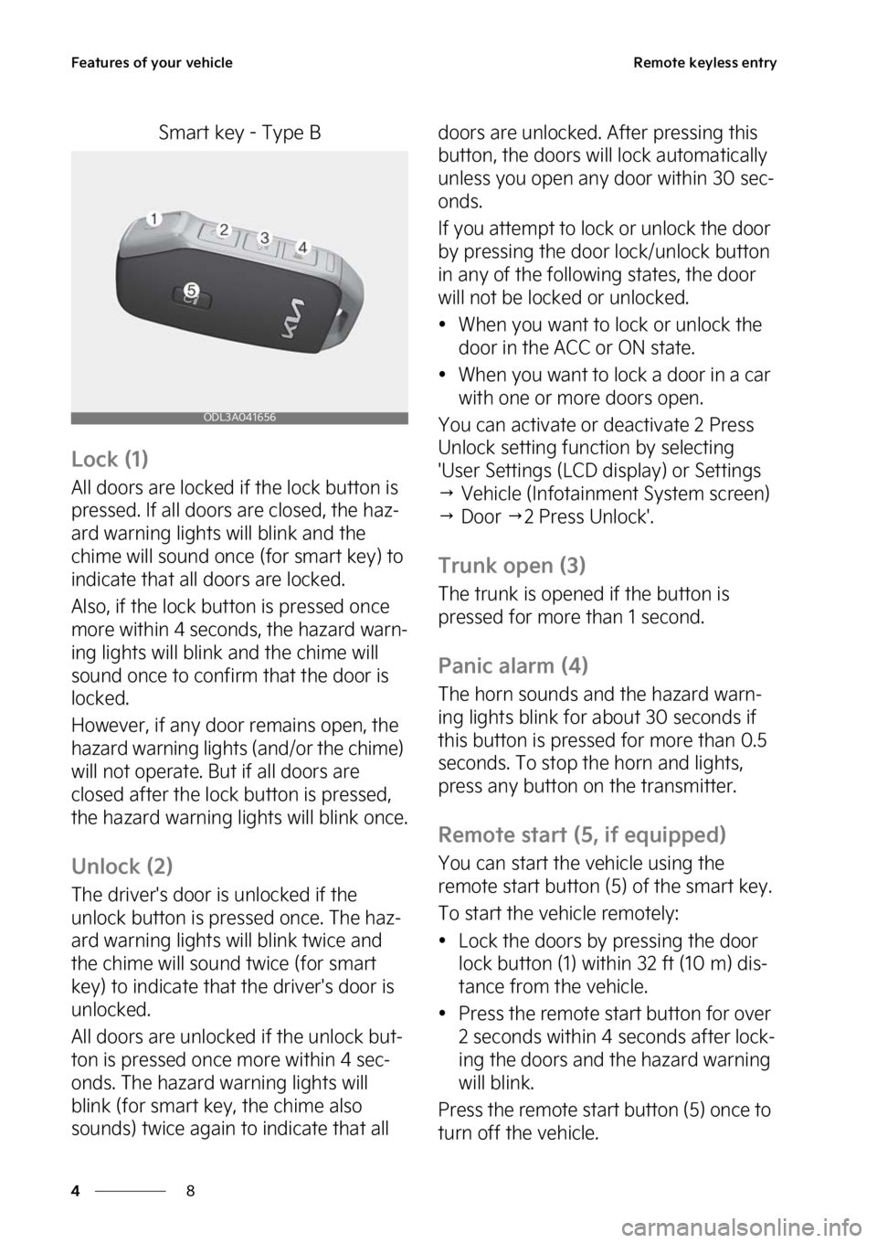 KIA FORTE 2023 Manual Online ��F�B�U�V�S�F�T��P�G��Z�P�V�S��W�F�I�J�D�M�F
�
�
�3�F�N�P�U�F��L�F�Z�M�F�T�T��F�O�U�S�Z
�4�N�B�S�U��L�F�Z����5�Z�Q�F��#
�-�P�D�L��	��

�"�M�M��E�P�P�S�T��B�S�F��M�P�D�L�F�E��J�G��U