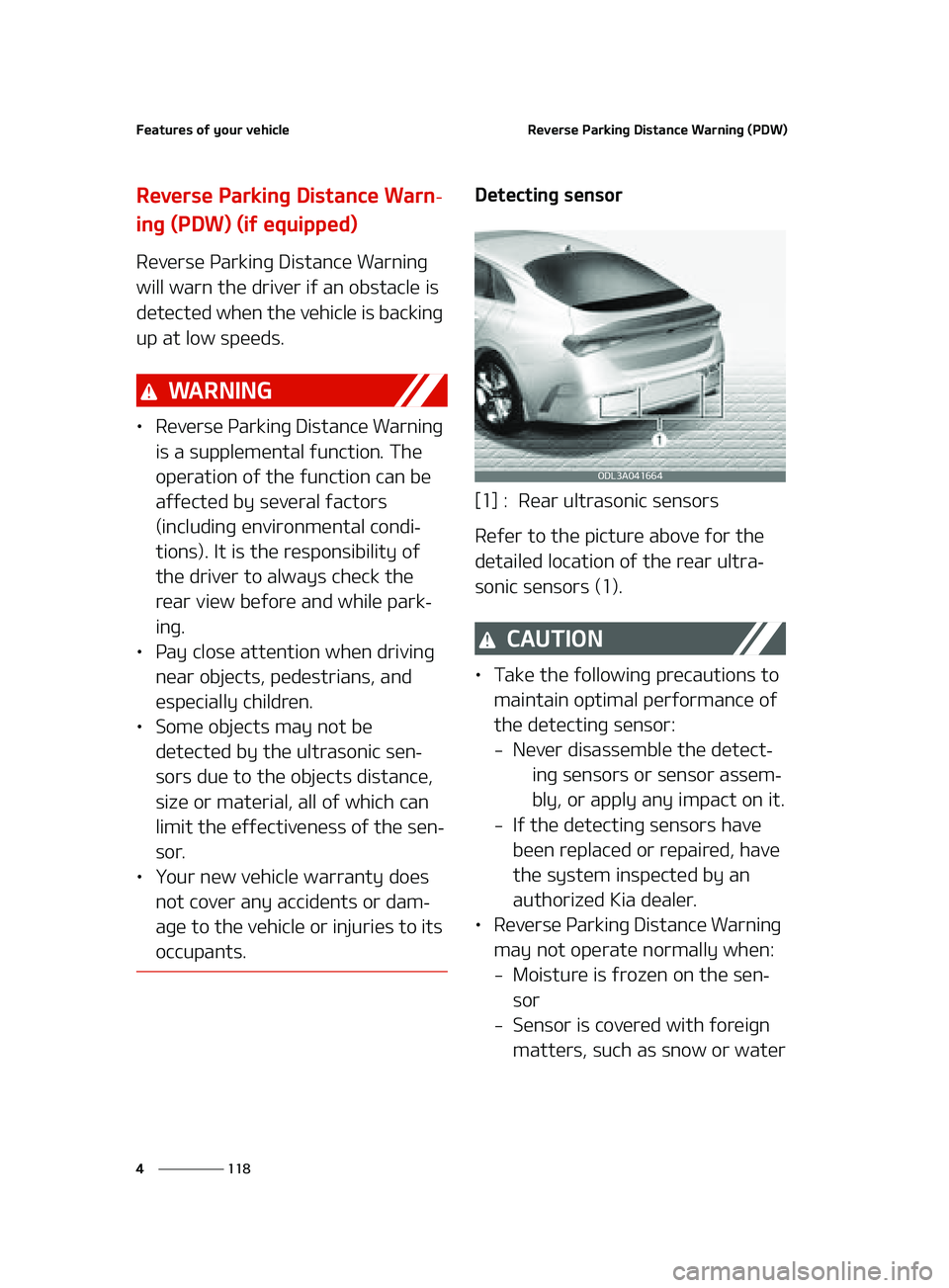 KIA FORTE 2022  Owners Manual ��F�B�U�V�S�F�T��P�G��Z�P�V�S��W�F�I�J�D�M�F
���
�
�3�F�W�F�S�T�F��1�B�S�L�J�O�H��%�J�T�U�B�O�D�F��8�B�S�O�J�O�H��	�1�%�8�

�3�F�W�F�S�T�F��1�B�S�L�J�O�H��%�J�T�U�B�O�D�F��8�B�S�O-
�J�O