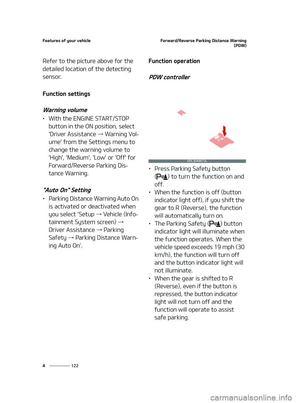 KIA FORTE 2022  Owners Manual ��F�B�U�V�S�F�T��P�G��Z�P�V�S��W�F�I�J�D�M�F
���
�
��P�S�X�B�S�E��3�F�W�F�S�T�F��1�B�S�L�J�O�H��%�J�T�U�B�O�D�F��8�B�S�O�J�O�H
�	�1�%�8�

�3�F�G�F�S��U�P��U�I�F��Q�J�D�U�V�S�F��B�C�P�