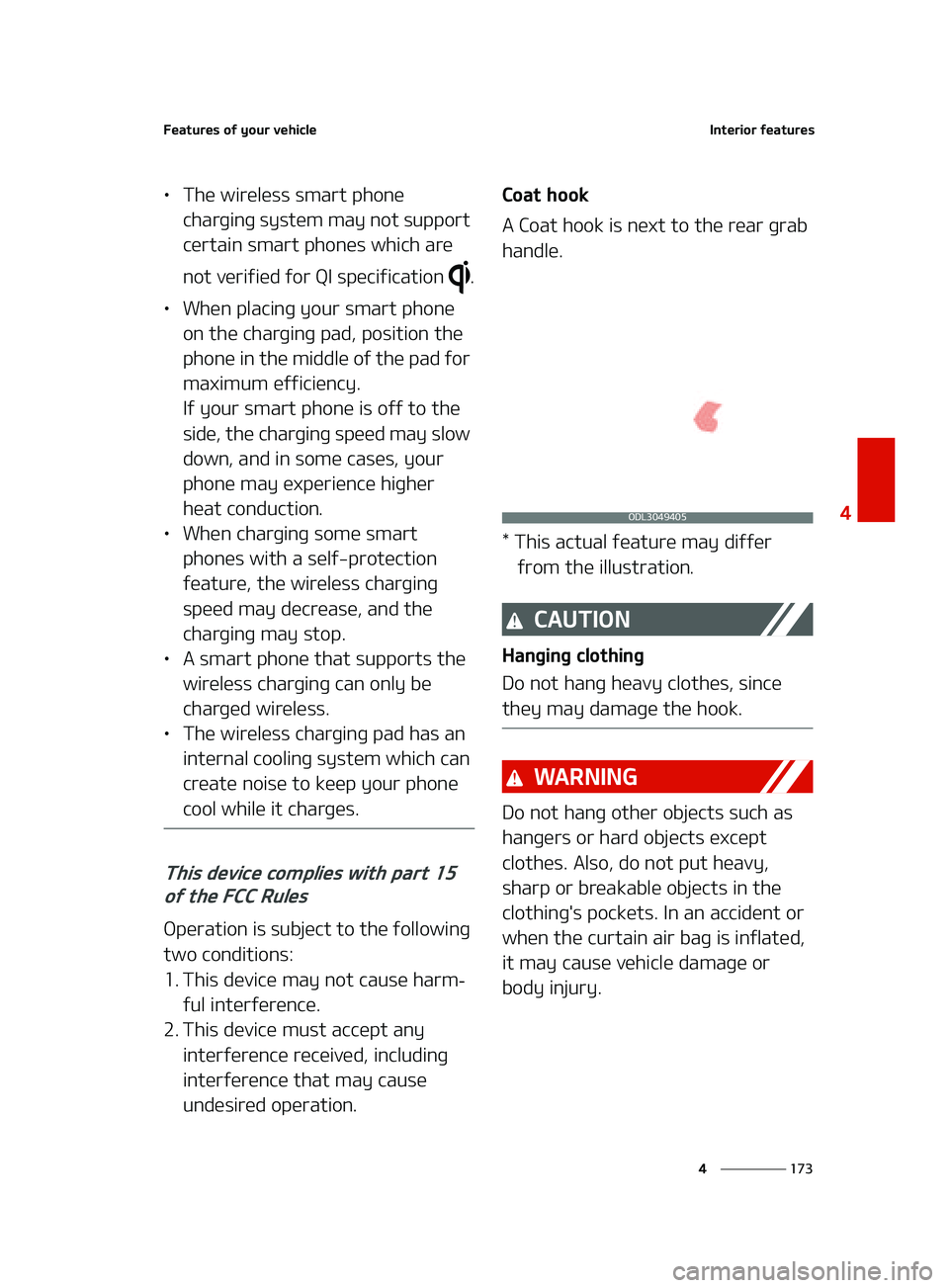 KIA FORTE 2022  Owners Manual ���
�
�
��F�B�U�V�S�F�T��P�G��Z�P�V�S��W�F�I�J�D�M�F�*�O�U�F�S�J�P�S��G�F�B�U�V�S�F�T
LÜ�5�I�F��X�J�S�F�M�F�T�T��T�N�B�S�U��Q�I�P�O�F�
�D�I�B�S�H�J�O�H��T�Z�T�U�F�N��N�B�Z��O�P�U��T