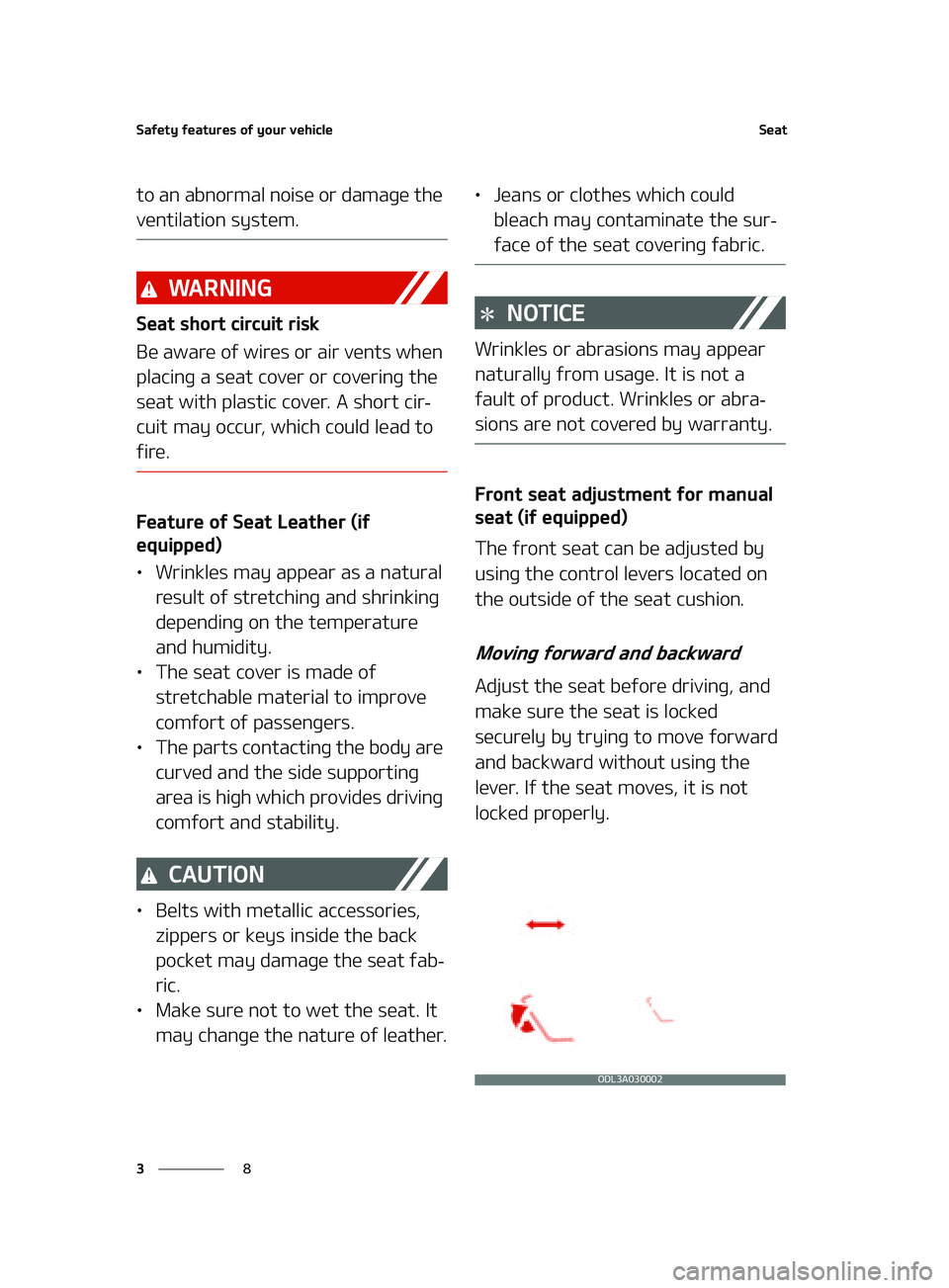KIA FORTE 2022 Owners Manual �4�B�G�F�U�Z��G�F�B�U�V�S�F�T��P�G��Z�P�V�S��W�F�I�J�D�M�F
�
�
�4�F�B�U
�U�P��B�O��B�C�O�P�S�N�B�M��O�P�J�T�F��P�S��E�B�N�B�H�F��U�I�F�
�W�F�O�U�J�M�B�U�J�P�O��T�Z�T�U�F�N�
�8�"�3�/�*�/