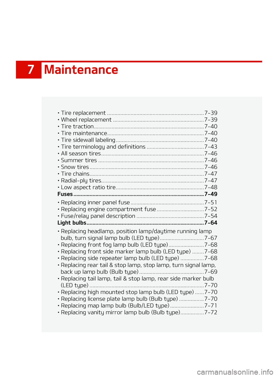 KIA FORTE 2022  Owners Manual ��.�B�J�O�U�F�O�B�O�D�F
LÜ��5�J�S�F��S�F�Q�M�B�D�F�N�F�O�U ���������������������������������������������� �������������������� ��