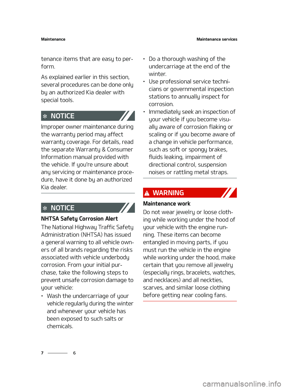 KIA FORTE 2022  Owners Manual �.�B�J�O�U�F�O�B�O�D�F
�
�
�.�B�J�O�U�F�O�B�O�D�F��T�F�S�W�J�D�F�T
�U�F�O�B�O�D�F��J�U�F�N�T��U�I�B�U��B�S�F��F�B�T�Z��U�P��Q�F�S-
�G�P�S�N�
�"�T��F�Y�Q�M�B�J�O�F�E��F�B�S�M�J�F�S��J�O��