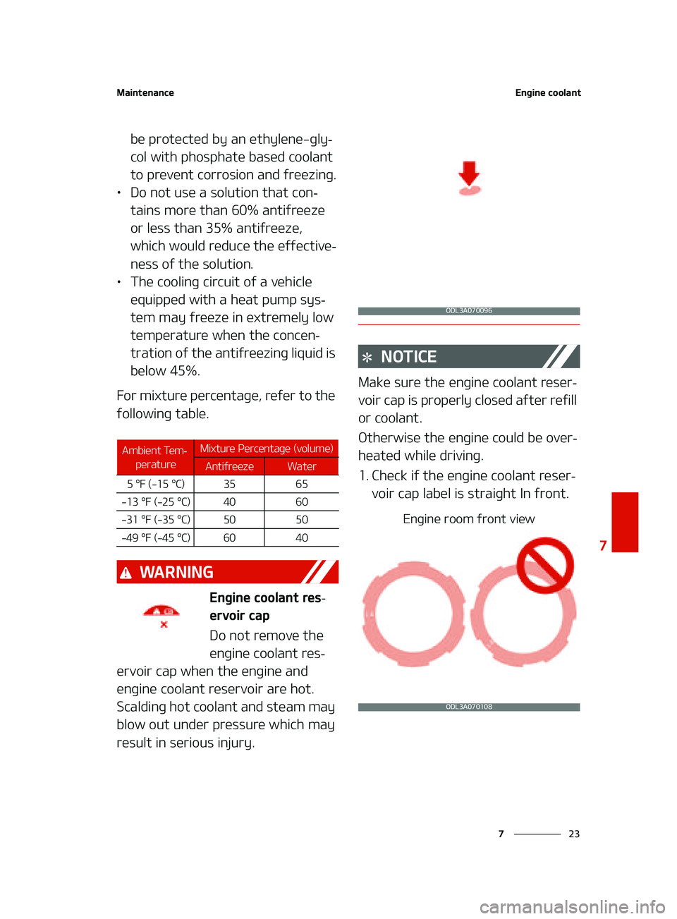 KIA FORTE 2022  Owners Manual ��
�
�
�.�B�J�O�U�F�O�B�O�D�F�&�O�H�J�O�F��D�P�P�M�B�O�U
�C�F��Q�S�P�U�F�D�U�F�E��C�Z��B�O��F�U�I�Z�M�F�O�F��H�M�Z-
�D�P�M��X�J�U�I��Q�I�P�T�Q�I�B�U�F��C�B�T�F�E��D�P�P�M�B�O�U�
�U�P��