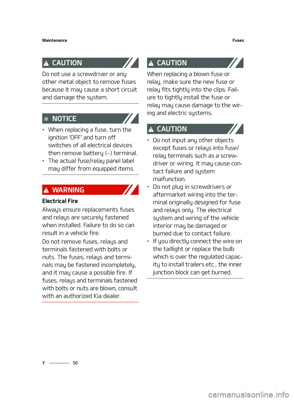 KIA FORTE 2022  Owners Manual �.�B�J�O�U�F�O�B�O�D�F
��
�
��V�T�F�T
�$�"�6�5�*�0�/
�%�P��O�P�U��V�T�F��B��T�D�S�F�X�E�S�J�W�F�S��P�S��B�O�Z�
�P�U�I�F�S��N�F�U�B�M��P�C�K�F�D�U��U�P��S�F�N�P�W�F��G�V�T�F�T�
�C�F�D�