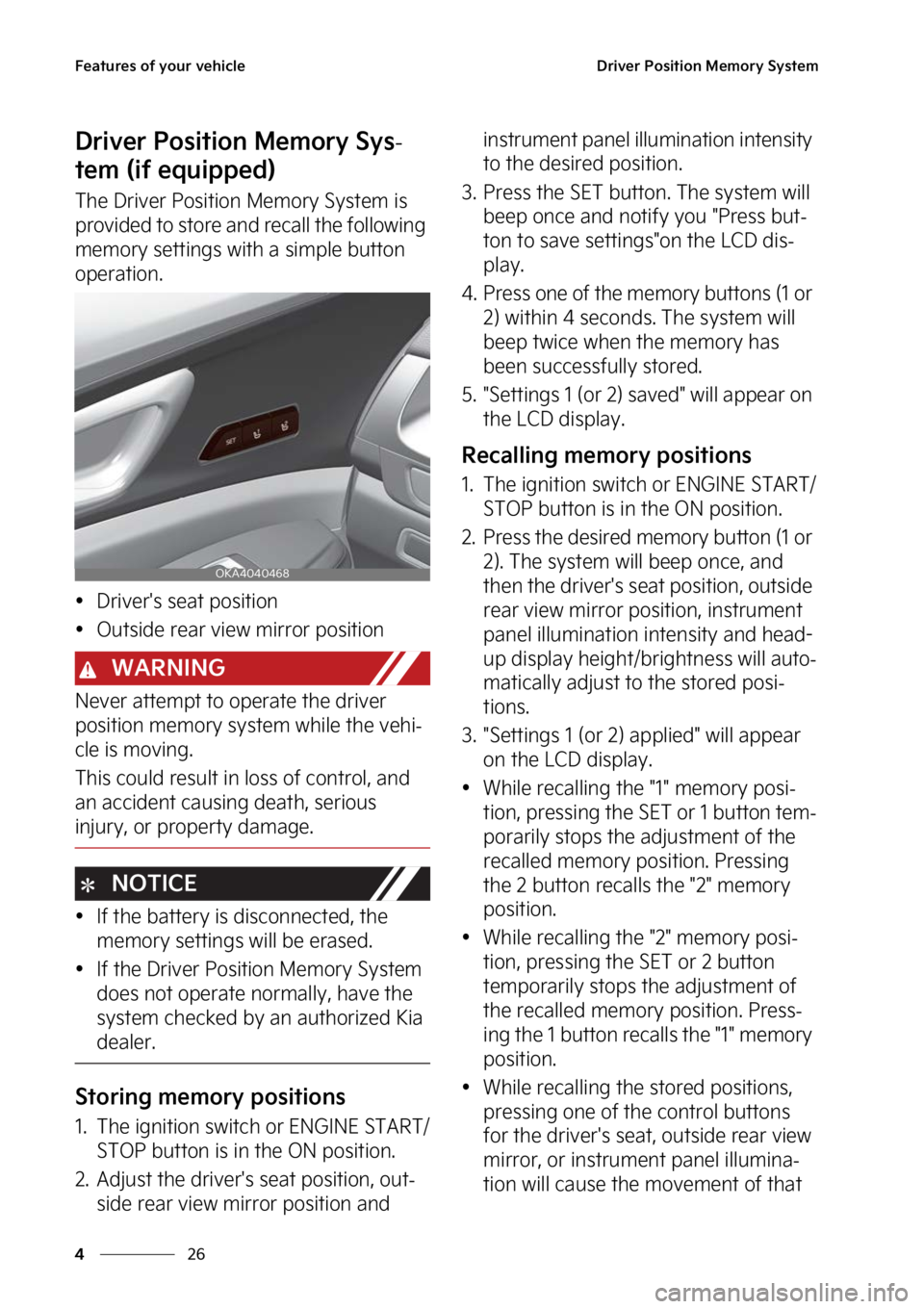 KIA CARNIVAL 2023  Owners Manual ��F�B�U�V�S�F�T��P�G��Z�P�V�S��W�F�I�J�D�M�F
��
�
�%�S�J�W�F�S��1�P�T�J�U�J�P�O��.�F�N�P�S�Z��4�Z�T�U�F�N
�%�S�J�W�F�S��1�P�T�J�U�J�P�O��.�F�N�P�S�Z��4�Z�T-
�U�F�N��	�J�G��F�R�V�J�Q�Q�F