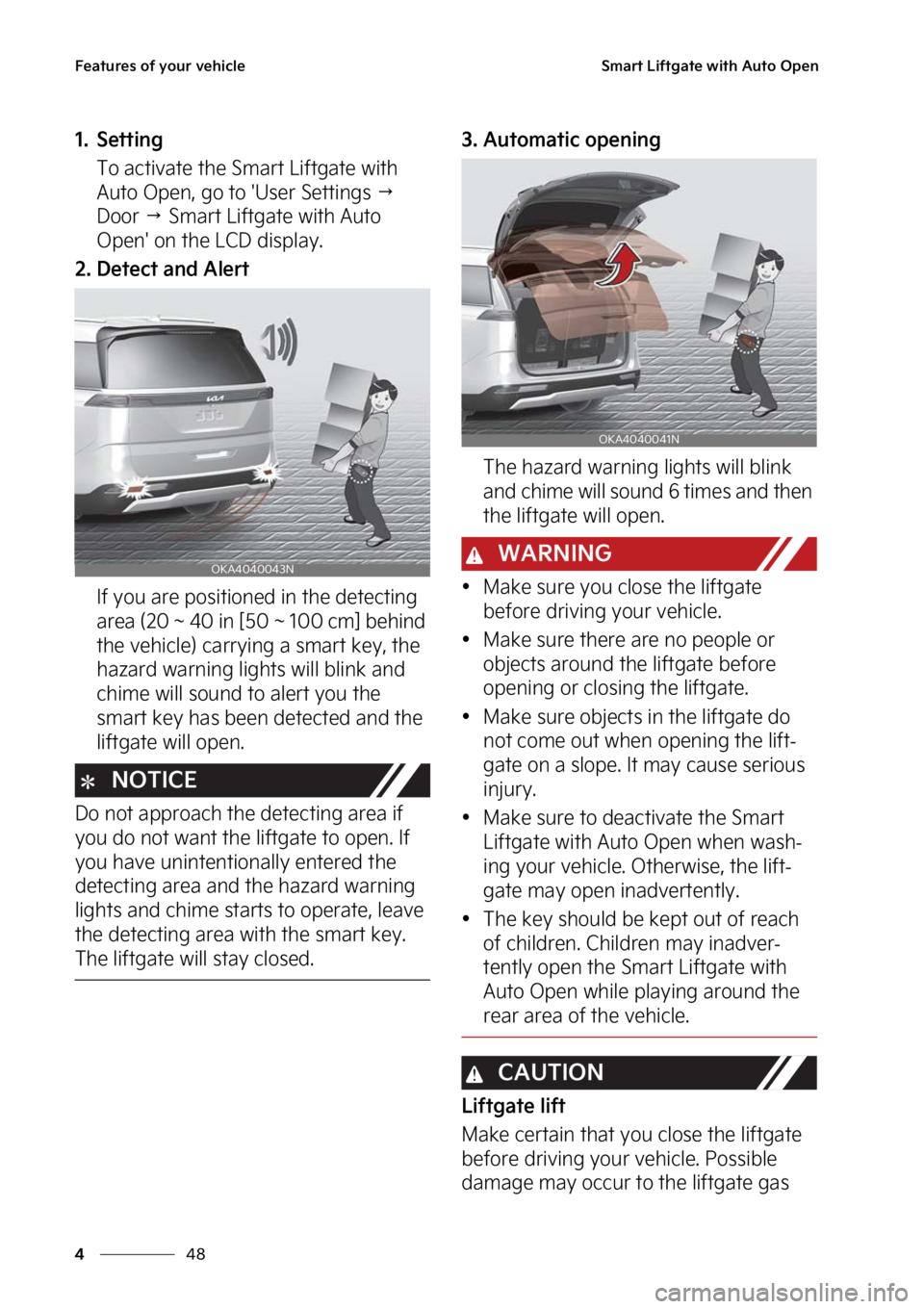 KIA CARNIVAL 2023  Owners Manual ��F�B�U�V�S�F�T��P�G��Z�P�V�S��W�F�I�J�D�M�F
��
�
�4�N�B�S�U��-�J�G�U�H�B�U�F��X�J�U�I��"�V�U�P��0�Q�F�O
�� �4�F�U�U�J�O�H
�5�P��B�D�U�J�W�B�U�F��U�I�F��4�N�B�S�U��-�J�G�U�H�B�U�F��X