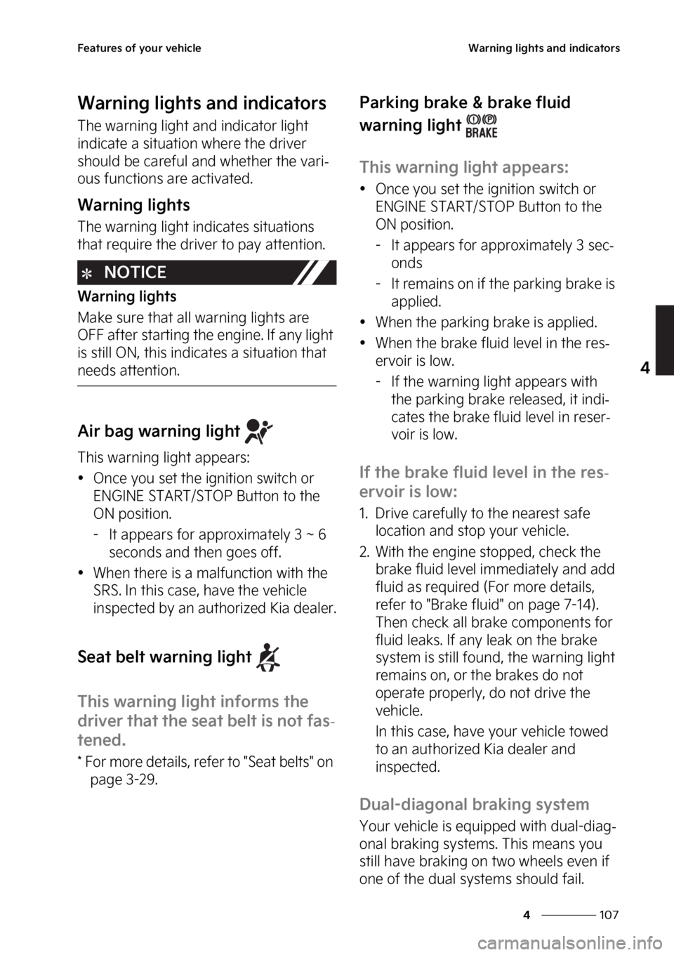 KIA CARNIVAL 2023  Owners Manual ���
�
�
��F�B�U�V�S�F�T��P�G��Z�P�V�S��W�F�I�J�D�M�F�8�B�S�O�J�O�H��M�J�H�I�U�T��B�O�E��J�O�E�J�D�B�U�P�S�T
�8�B�S�O�J�O�H��M�J�H�I�U�T��B�O�E��J�O�E�J�D�B�U�P�S�T
�5�I�F��X�B�S�O�J�O�
