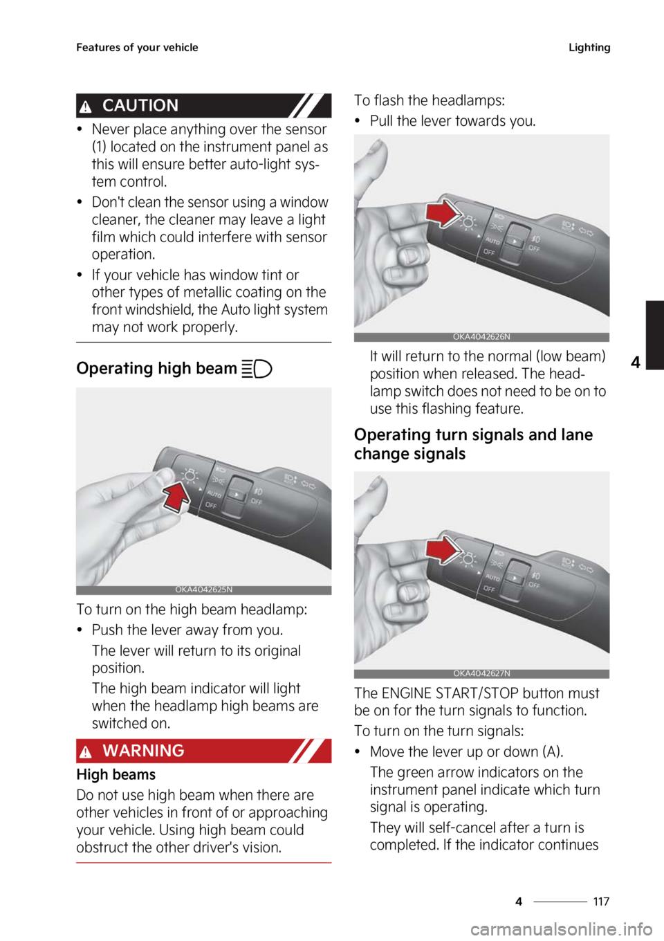 KIA CARNIVAL 2023  Owners Manual ���
�
�
��F�B�U�V�S�F�T��P�G��Z�P�V�S��W�F�I�J�D�M�F�-�J�H�I�U�J�O�H
�$�"�6�5�*�0�/
