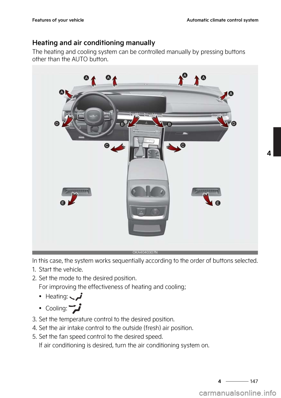 KIA CARNIVAL 2023  Owners Manual ���
�
�
��F�B�U�V�S�F�T��P�G��Z�P�V�S��W�F�I�J�D�M�F�"�V�U�P�N�B�U�J�D��D�M�J�N�B�U�F��D�P�O�U�S�P�M��T�Z�T�U�F�N
�)�F�B�U�J�O�H��B�O�E��B�J�S��D�P�O�E�J�U�J�P�O�J�O�H��N�B�O�V�B�M�M�Z