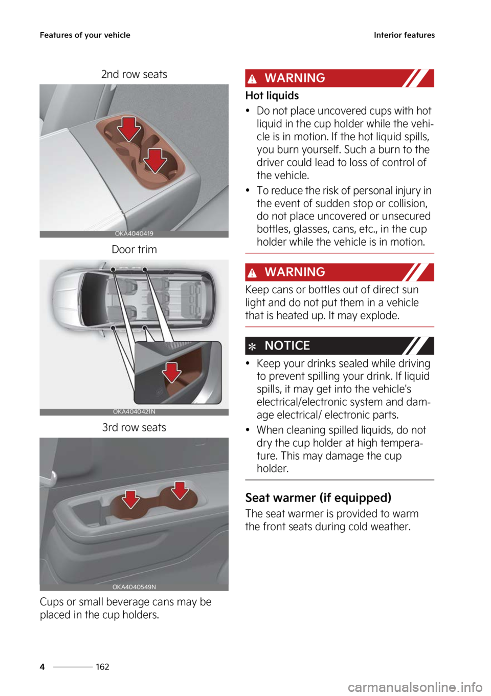 KIA CARNIVAL 2023  Owners Manual ��F�B�U�V�S�F�T��P�G��Z�P�V�S��W�F�I�J�D�M�F
���
�
�*�O�U�F�S�J�P�S��G�F�B�U�V�S�F�T
��O�E��S�P�X��T�F�B�U�T
�%�P�P�S��U�S�J�N
��S�E��S�P�X��T�F�B�U�T
�$�V�Q�T��P�S��T�N�B�M�M��C�F�