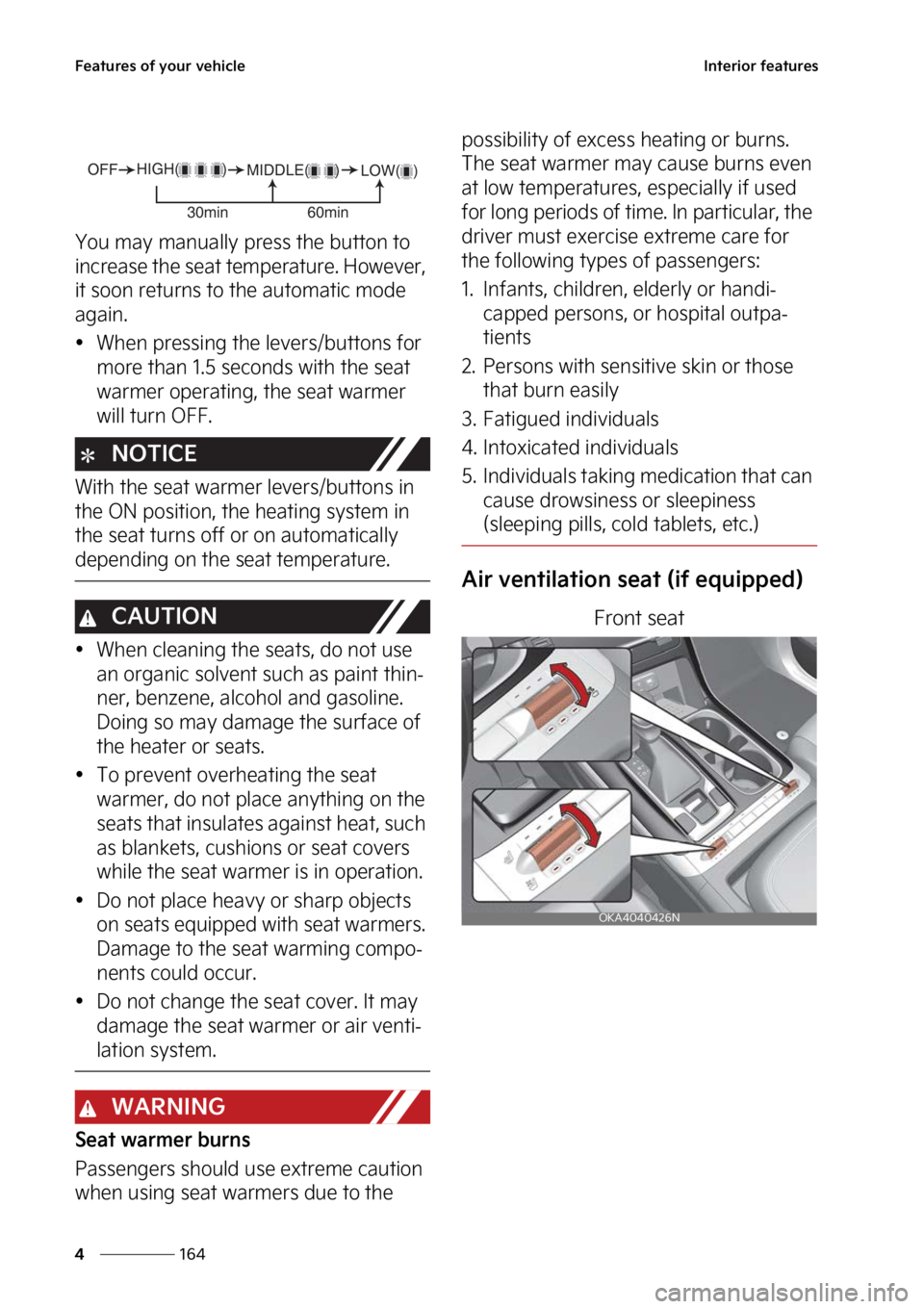 KIA CARNIVAL 2023  Owners Manual ��F�B�U�V�S�F�T��P�G��Z�P�V�S��W�F�I�J�D�M�F
���
�
�*�O�U�F�S�J�P�S��G�F�B�U�V�S�F�T
�:�P�V��N�B�Z��N�B�O�V�B�M�M�Z��Q�S�F�T�T��U�I�F��C�V�U�U�P�O��U�P�
�J�O�D�S�F�B�T�F��U�I�F��T�F�
