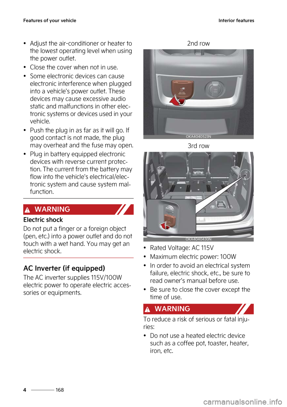 KIA CARNIVAL 2023  Owners Manual ��F�B�U�V�S�F�T��P�G��Z�P�V�S��W�F�I�J�D�M�F
���
�
�*�O�U�F�S�J�P�S��G�F�B�U�V�S�F�T
