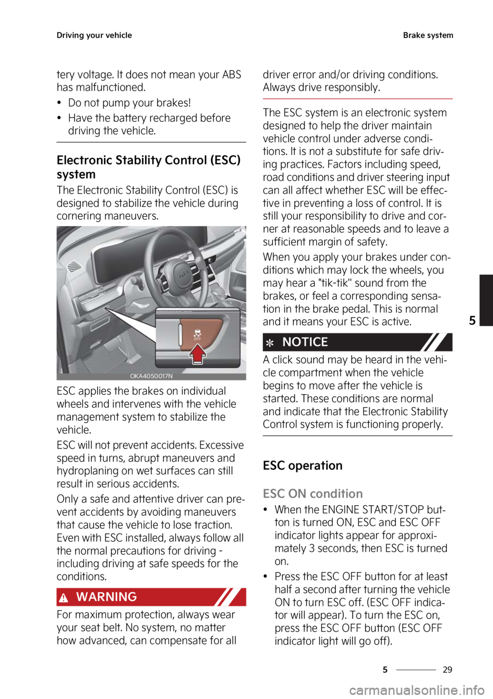 KIA CARNIVAL 2023  Owners Manual ��
�
�
�%�S�J�W�J�O�H��Z�P�V�S��W�F�I�J�D�M�F�#�S�B�L�F��T�Z�T�U�F�N
�U�F�S�Z��W�P�M�U�B�H�F���*�U��E�P�F�T��O�P�U��N�F�B�O��Z�P�V�S��"�#�4�
�I�B�T��N�B�M�G�V�O�D�U�J�P�O�F�E�
