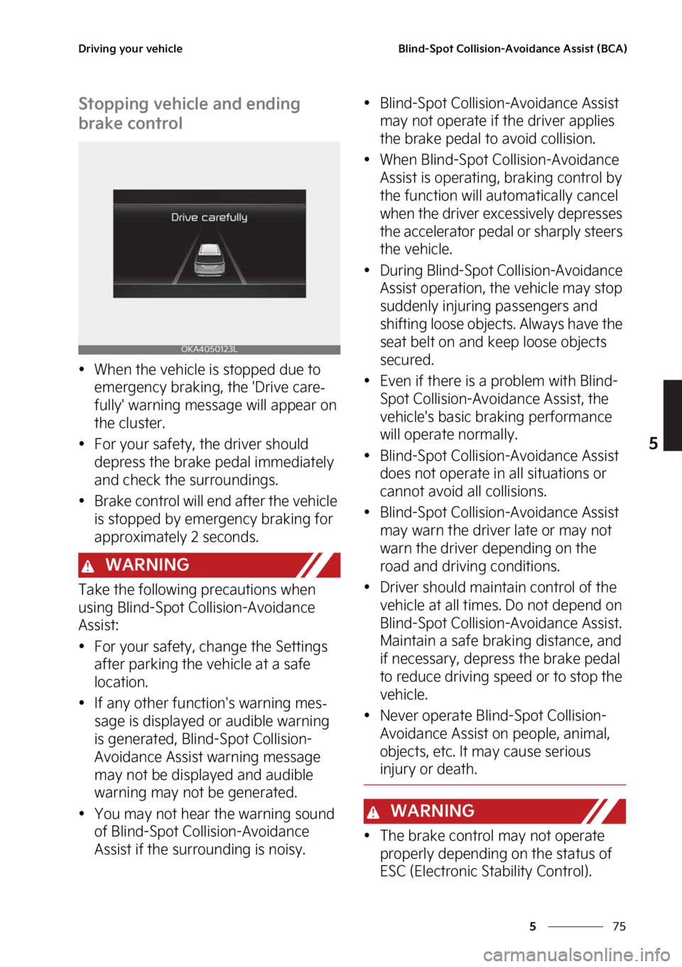 KIA CARNIVAL 2023  Owners Manual ��
�
�
�%�S�J�W�J�O�H��Z�P�V�S��W�F�I�J�D�M�F�#�M�J�O�E��4�Q�P�U��$�P�M�M�J�T�J�P�O��"�W�P�J�E�B�O�D�F��"�T�T�J�T�U��	�#�$�"�

�4�U�P�Q�Q�J�O�H��W�F�I�J�D�M�F��B�O�E��F�O�E�J�O�H�
�C�S�