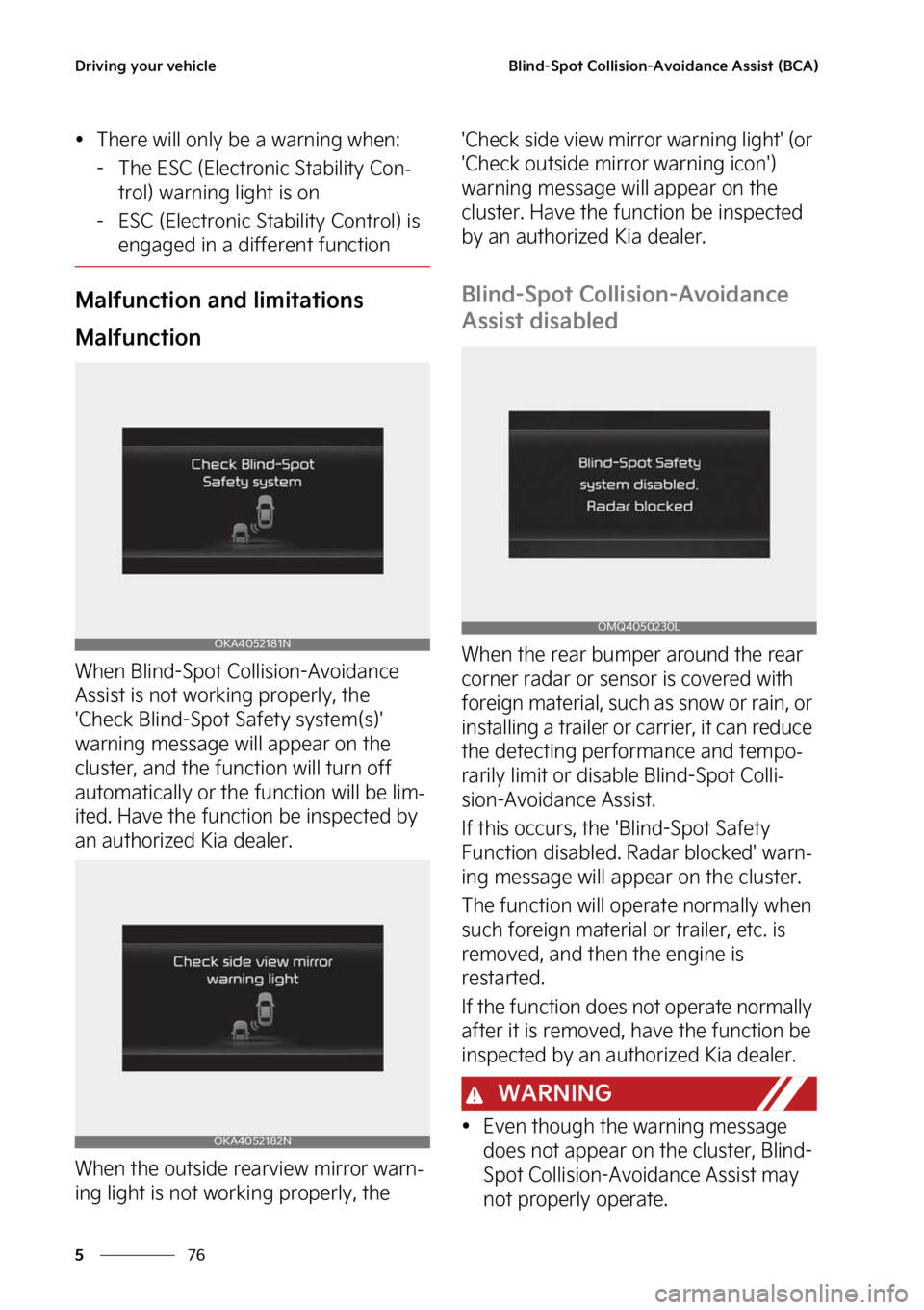 KIA CARNIVAL 2023  Owners Manual �%�S�J�W�J�O�H��Z�P�V�S��W�F�I�J�D�M�F
��
�
�#�M�J�O�E��4�Q�P�U��$�P�M�M�J�T�J�P�O��"�W�P�J�E�B�O�D�F��"�T�T�J�T�U��	�#�$�"�

