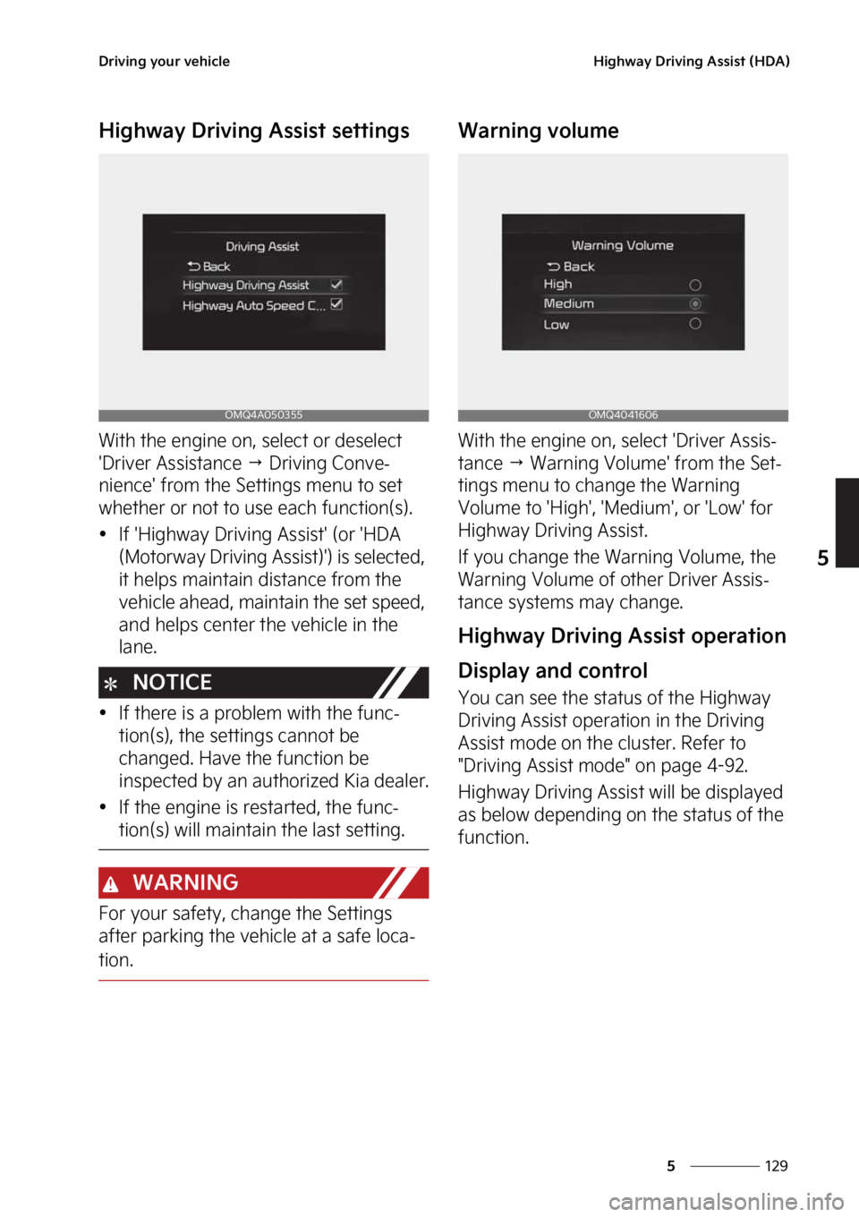 KIA CARNIVAL 2023  Owners Manual ���
�
�
�%�S�J�W�J�O�H��Z�P�V�S��W�F�I�J�D�M�F�)�J�H�I�X�B�Z��%�S�J�W�J�O�H��"�T�T�J�T�U��	�)�%�"�

�)�J�H�I�X�B�Z��%�S�J�W�J�O�H��"�T�T�J�T�U��T�F�U�U�J�O�H�T
�8�J�U�I��U�I�F��F�O�H�J�