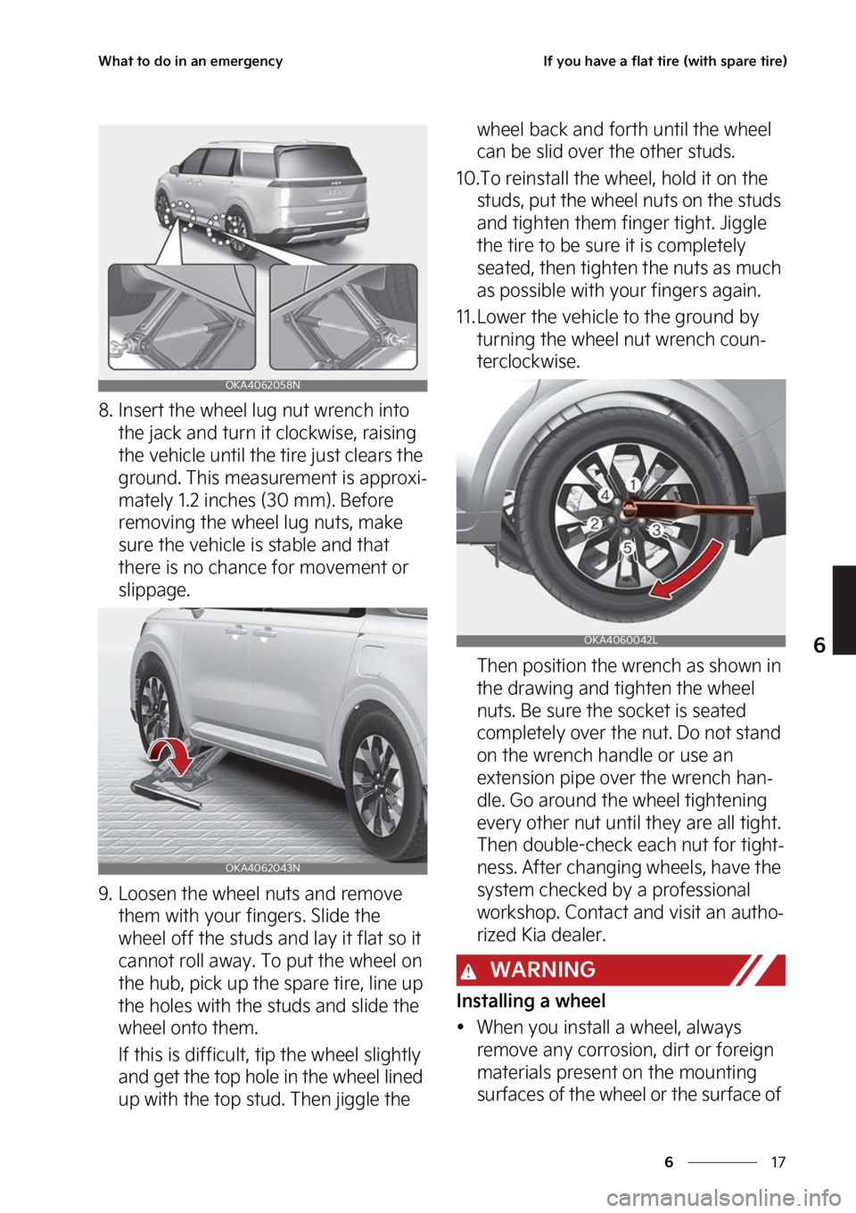 KIA CARNIVAL 2023  Owners Manual ��
�
�
�8�I�B�U��U�P��E�P��J�O��B�O��F�N�F�S�H�F�O�D�Z�*�G��Z�P�V��I�B�W�F��B��G�M�B�U��U�J�S�F��	�X�J�U�I��T�Q�B�S�F��U�J�S�F�

�� �*�O�T�F�S�U��U�I�F��X�I�F�F�M��M�V�H��O�V�U�