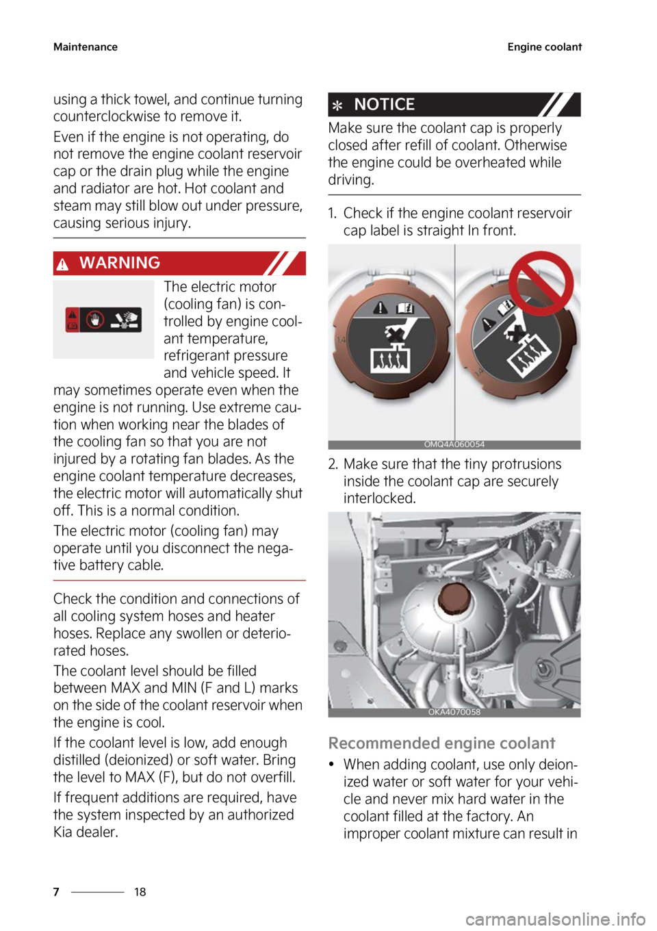 KIA CARNIVAL 2023  Owners Manual �.�B�J�O�U�F�O�B�O�D�F
��
�
�&�O�H�J�O�F��D�P�P�M�B�O�U
�V�T�J�O�H��B��U�I�J�D�L��U�P�X�F�M�
��B �O�E��D�P�O�U�J�O�V�F��U�V�S�O�J�O�H�
�D�P�V�O�U�F�S�D�M�P�D�L�X�J�T�F��U�P��S�F�N�P�W�F�