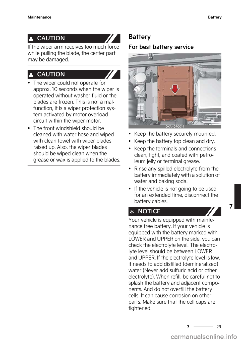 KIA CARNIVAL 2023  Owners Manual ��
�
�
�.�B�J�O�U�F�O�B�O�D�F�#�B�U�U�F�S�Z
�$�"�6�5�*�0�/
�*�G��U�I�F��X�J�Q�F�S��B�S�N��S�F�D�F�J�W�F�T��U�P�P��N�V�D�I��G�P�S�D�F�
�X�I�J�M�F��Q�V�M�M�J�O�H��U�I�F��C�M�B�E�F�
��U�I