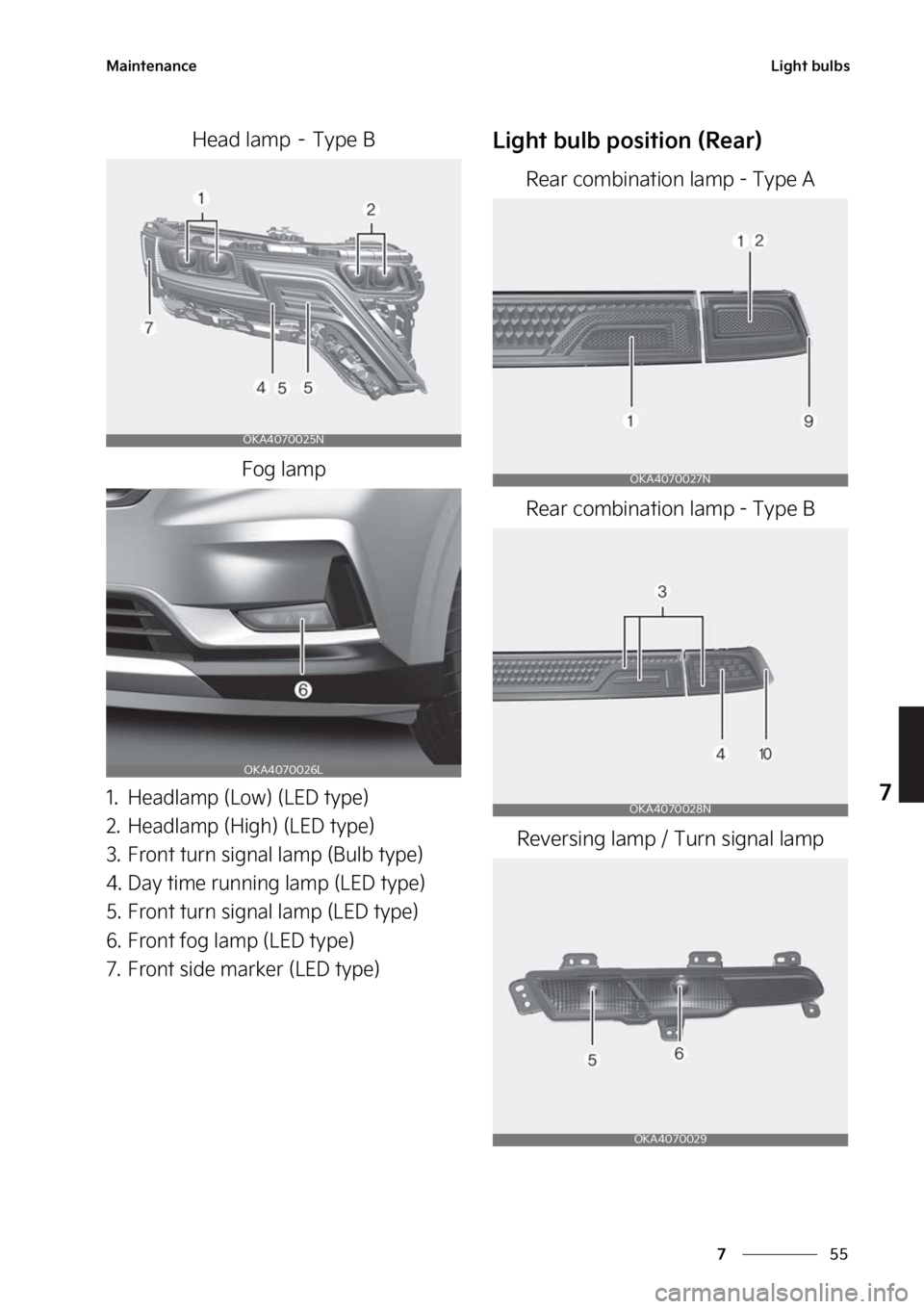 KIA CARNIVAL 2023  Owners Manual ��
�
�
�.�B�J�O�U�F�O�B�O�D�F�-�J�H�I�U��C�V�M�C�T
�)�F�B�E��M�B�N�Q��m��5�Z�Q�F��#��P�H��M�B�N�Q
�� �)�F�B�E�M�B�N�Q��	�-�P�X�
��	�-�&�%��U�Z�Q�F�

�� �)�F�B�E�M�B�N�Q��	�)�J�H�I�
