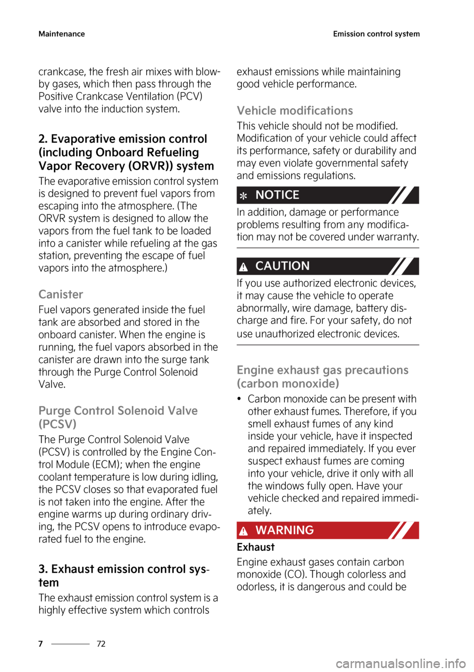 KIA CARNIVAL 2023  Owners Manual �.�B�J�O�U�F�O�B�O�D�F
��
�
�&�N�J�T�T�J�P�O��D�P�O�U�S�P�M��T�Z�T�U�F�N
�D�S�B�O�L�D�B�T�F�
��U�I�F��G�S�F�T�I��B�J�S��N�J�Y�F�T��X�J�U�I��C�M�P�X�
�C�Z��H�B�T�F�T�
��X�I�J�D�I��U�I�F�