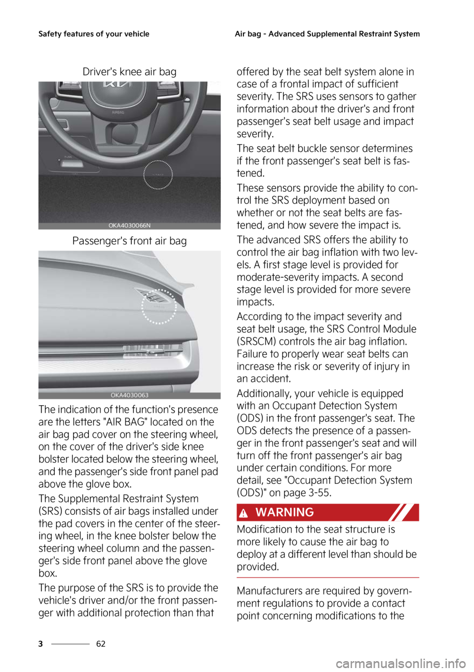 KIA CARNIVAL 2023 Manual Online �4�B�G�F�U�Z��G�F�B�U�V�S�F�T��P�G��Z�P�V�S��W�F�I�J�D�M�F
��
�
�"�J�S��C�B�H����"�E�W�B�O�D�F�E��4�V�Q�Q�M�F�N�F�O�U�B�M��3�F�T�U�S�B�J�O�U��4�Z�T�U�F�N
�%�S�J�W�F�S��T��L�O�F�F��B�J