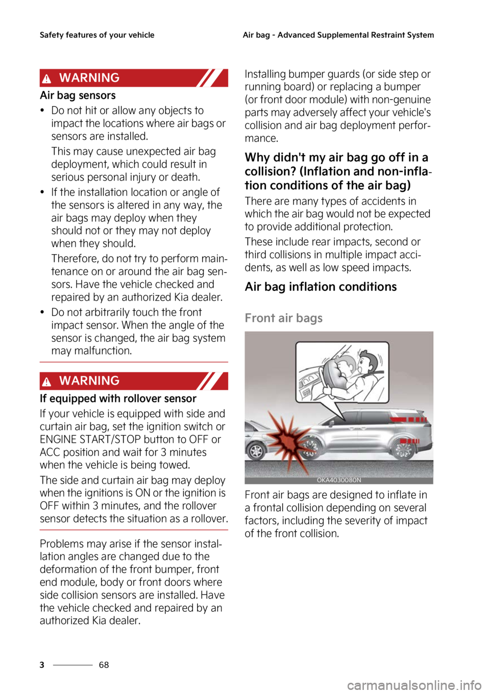 KIA CARNIVAL 2023 Manual Online �4�B�G�F�U�Z��G�F�B�U�V�S�F�T��P�G��Z�P�V�S��W�F�I�J�D�M�F
��
�
�"�J�S��C�B�H����"�E�W�B�O�D�F�E��4�V�Q�Q�M�F�N�F�O�U�B�M��3�F�T�U�S�B�J�O�U��4�Z�T�U�F�N
�8�"�3�/�*�/�(
�"�J�S��C�B�H��