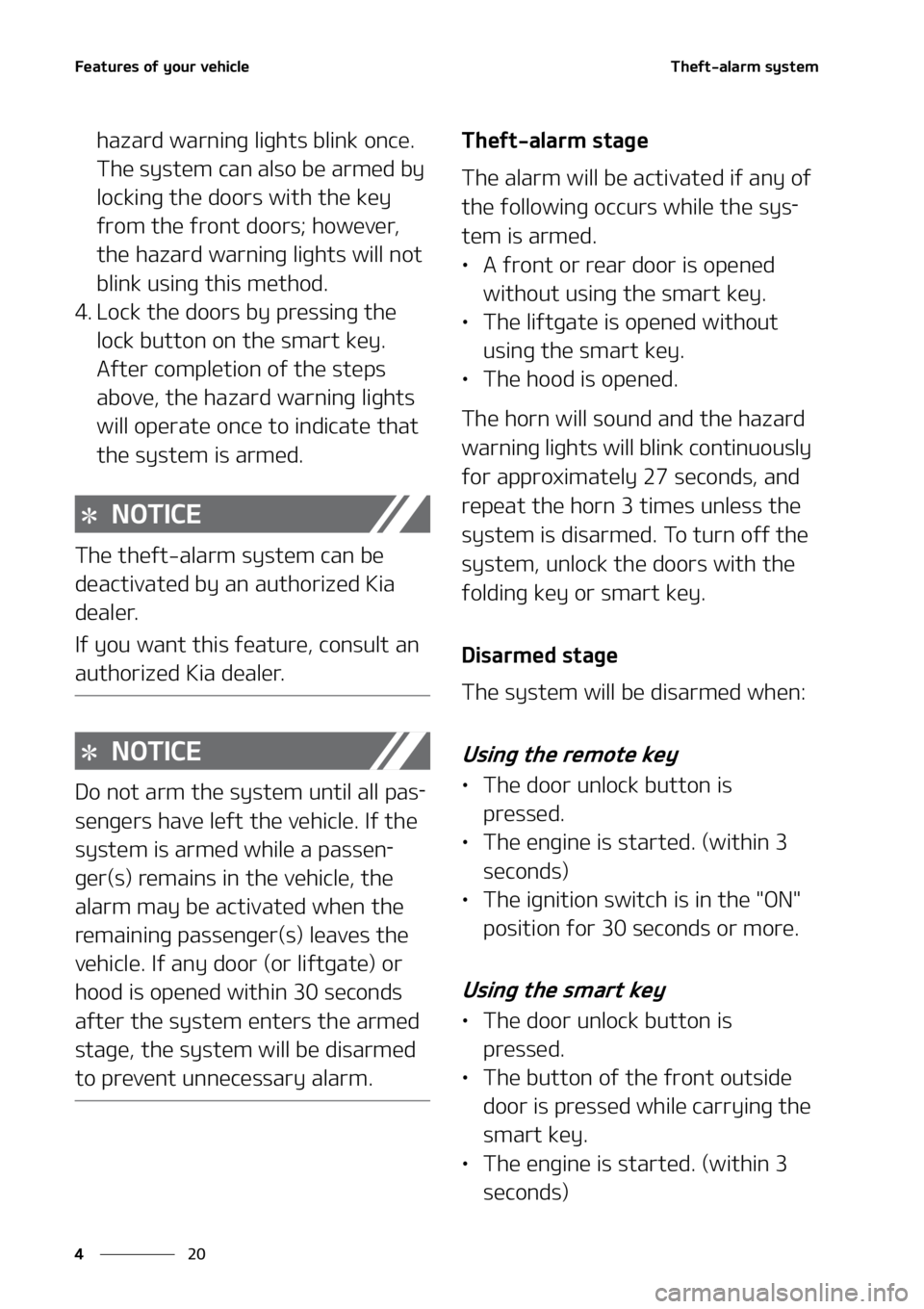 KIA CARNIVAL 2022  Owners Manual ��F�B�U�V�S�F�T��P�G��Z�P�V�S��W�F�I�J�D�M�F
��
�
�5�I�F�G�U��B�M�B�S�N��T�Z�T�U�F�N
�I�B�[�B�S�E��X�B�S�O�J�O�H��M�J�H�I�U�T��C�M�J�O�L��P�O�D�F��
�5�I�F��T�Z�T�U�F�N��D�B�O��B�M�T�