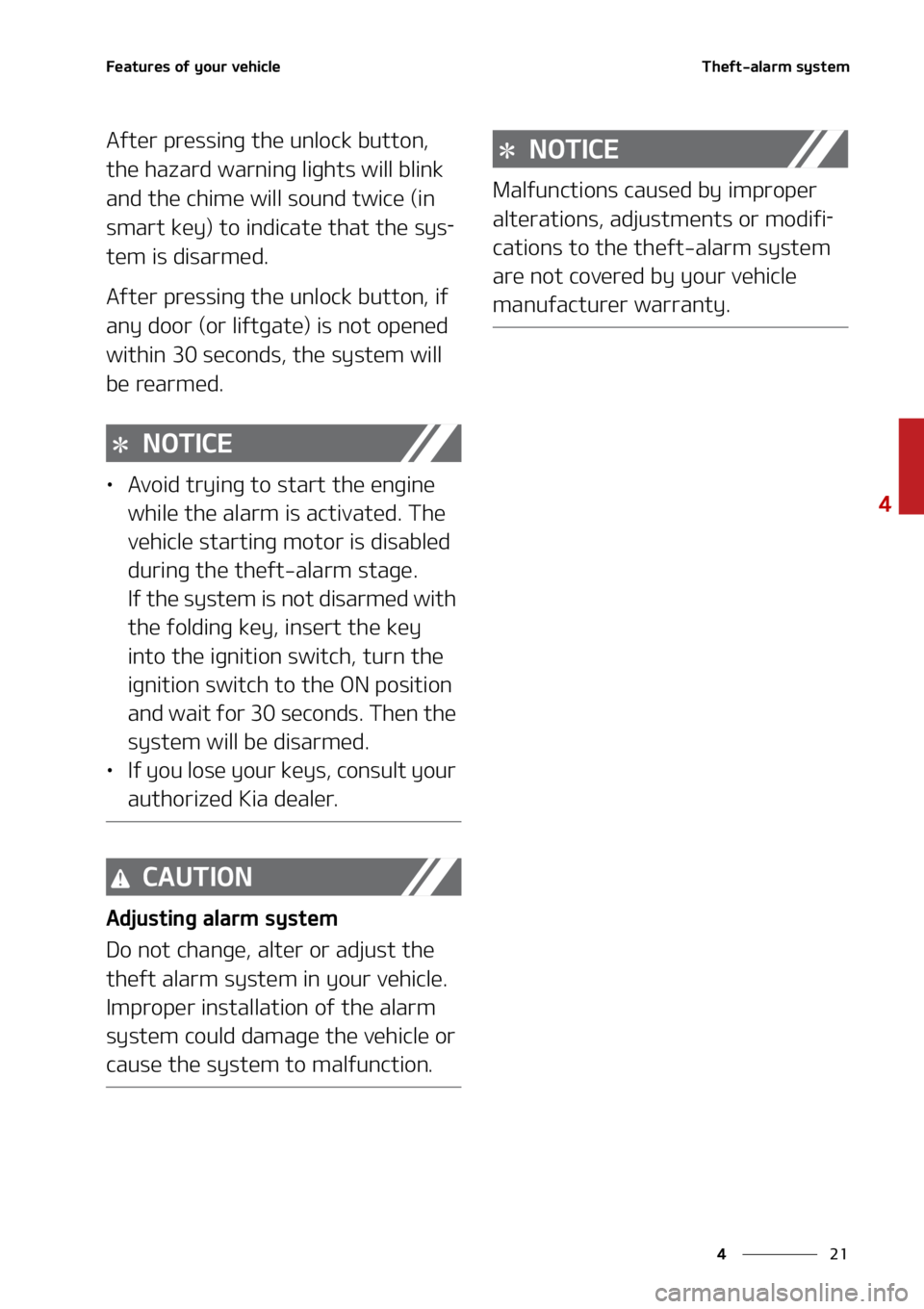 KIA CARNIVAL 2022  Owners Manual ��
�
�
��F�B�U�V�S�F�T��P�G��Z�P�V�S��W�F�I�J�D�M�F�5�I�F�G�U��B�M�B�S�N��T�Z�T�U�F�N
�"�G�U�F�S��Q�S�F�T�T�J�O�H��U�I�F��V�O�M�P�D�L��C�V�U�U�P�O�
�
�U�I�F��I�B�[�B�S�E��X�B�S�O�J�O�