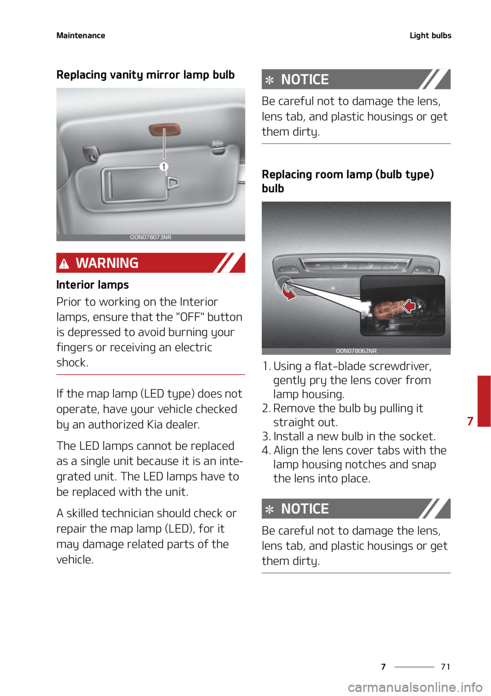 KIA TELLURIDE 2022  Owners Manual ��
�
�
�.�B�J�O�U�F�O�B�O�D�F�-�J�H�I�U��C�V�M�C�T
�3�F�Q�M�B�D�J�O�H��W�B�O�J�U�Z��N�J�S�S�P�S��M�B�N�Q��C�V�M�C
�8�" �3 �/ �* �/ �(
�*�O�U�F�S�J�P�S��M�B�N�Q�T
�1�S�J�P�S��U�P��X�P�S�L�J