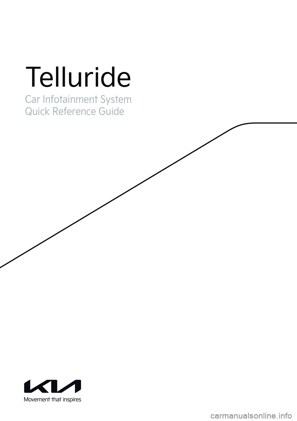 KIA TELLURIDE 2022  Navigation System Quick Reference Guide 