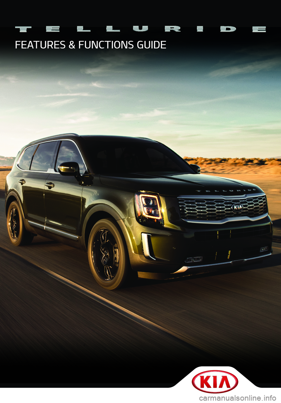 KIA TELLURIDE 2021  Features and Functions Guide 