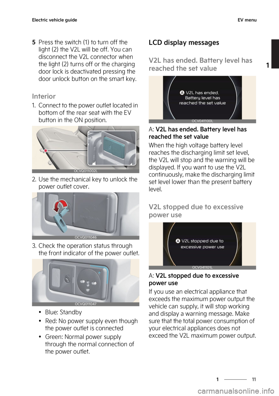 KIA EV6 2022 User Guide ��
�
�
�&�M�F�D�U�S�J�D��W�F�I�J�D�M�F��H�V�J�E�F�&�7��N�F�O�V
���1�S�F�T�T��U�I�F��T�X�J�U�D�I��	��
��U�P��U�V�S�O��P�G�G��U�I�F�
�M�J�H�I�U��	��
��U�I�F��7��-��X�J�M�M��C�F�