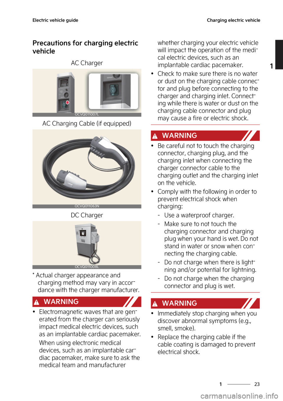 KIA EV6 2022 Owners Guide ��
�
�
�&�M�F�D�U�S�J�D��W�F�I�J�D�M�F��H�V�J�E�F�$�I�B�S�H�J�O�H��F�M�F�D�U�S�J�D��W�F�I�J�D�M�F
�1�S�F�D�B�V�U�J�P�O�T��G�P�S��D�I�B�S�H�J�O�H��F�M�F�D�U�S�J�D�
�W�F�I�J�D�M�F
�"�$��$�I