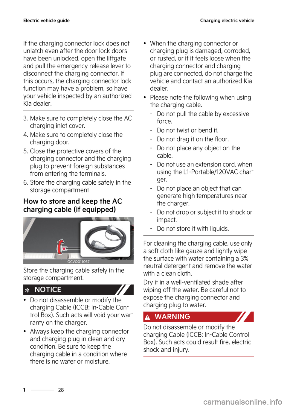 KIA EV6 2022 Owners Guide �&�M�F�D�U�S�J�D��W�F�I�J�D�M�F��H�V�J�E�F
��
�
�$�I�B�S�H�J�O�H��F�M�F�D�U�S�J�D��W�F�I�J�D�M�F
�*�G��U�I�F��D�I�B�S�H�J�O�H��D�P�O�O�F�D�U�P�S��M�P�D�L��E�P�F�T��O�P�U�
�V�O�M�B�U�D�I�