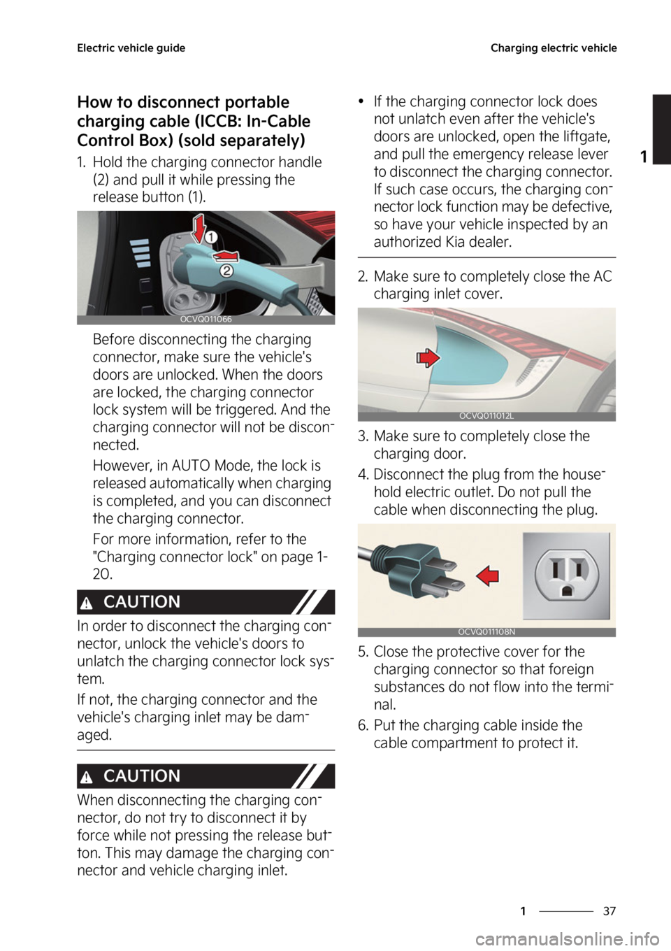 KIA EV6 2022 Service Manual ��
�
�
�&�M�F�D�U�S�J�D��W�F�I�J�D�M�F��H�V�J�E�F�$�I�B�S�H�J�O�H��F�M�F�D�U�S�J�D��W�F�I�J�D�M�F
�)�P�X��U�P��E�J�T�D�P�O�O�F�D�U��Q�P�S�U�B�C�M�F�
�D�I�B�S�H�J�O�H��D�B�C�M�F��	�*�$�$�