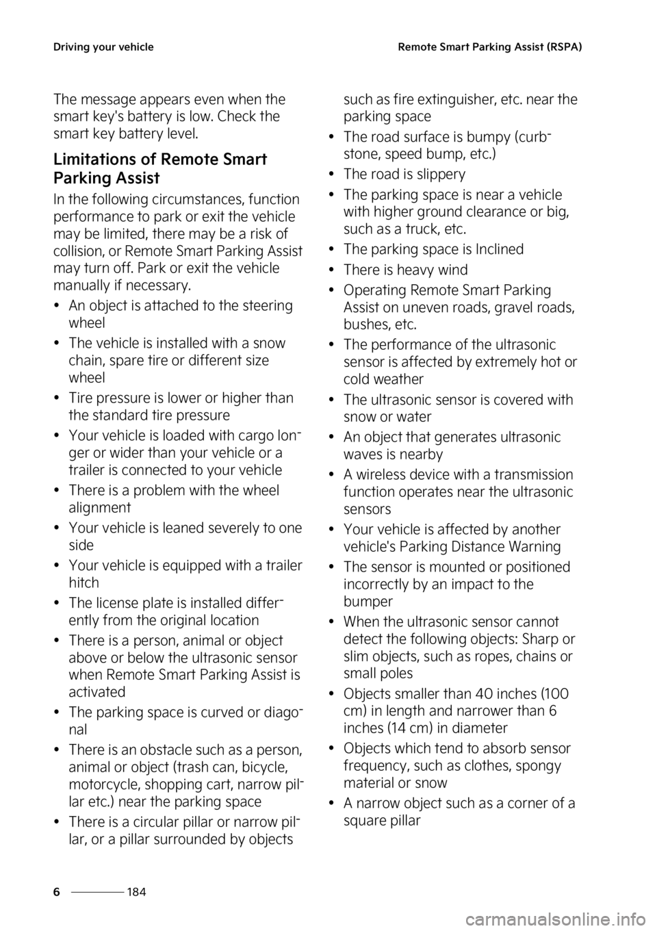 KIA EV6 2022  Owners Manual �%�S�J�W�J�O�H��Z�P�V�S��W�F�I�J�D�M�F
���
�
�3�F�N�P�U�F��4�N�B�S�U��1�B�S�L�J�O�H��"�T�T�J�T�U��	�3�4�1�"�

�5�I�F��N�F�T�T�B�H�F��B�Q�Q�F�B�S�T��F�W�F�O��X�I�F�O��U�I�F�
�T�N�B�S�U�