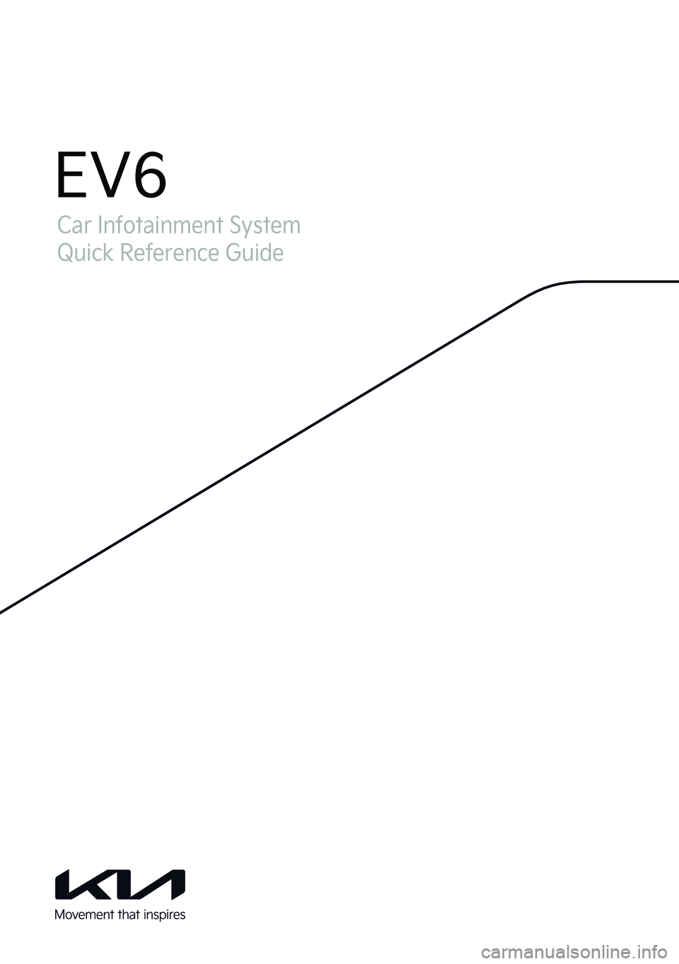 KIA EV6 2022  Navigation System Quick Reference Guide 
