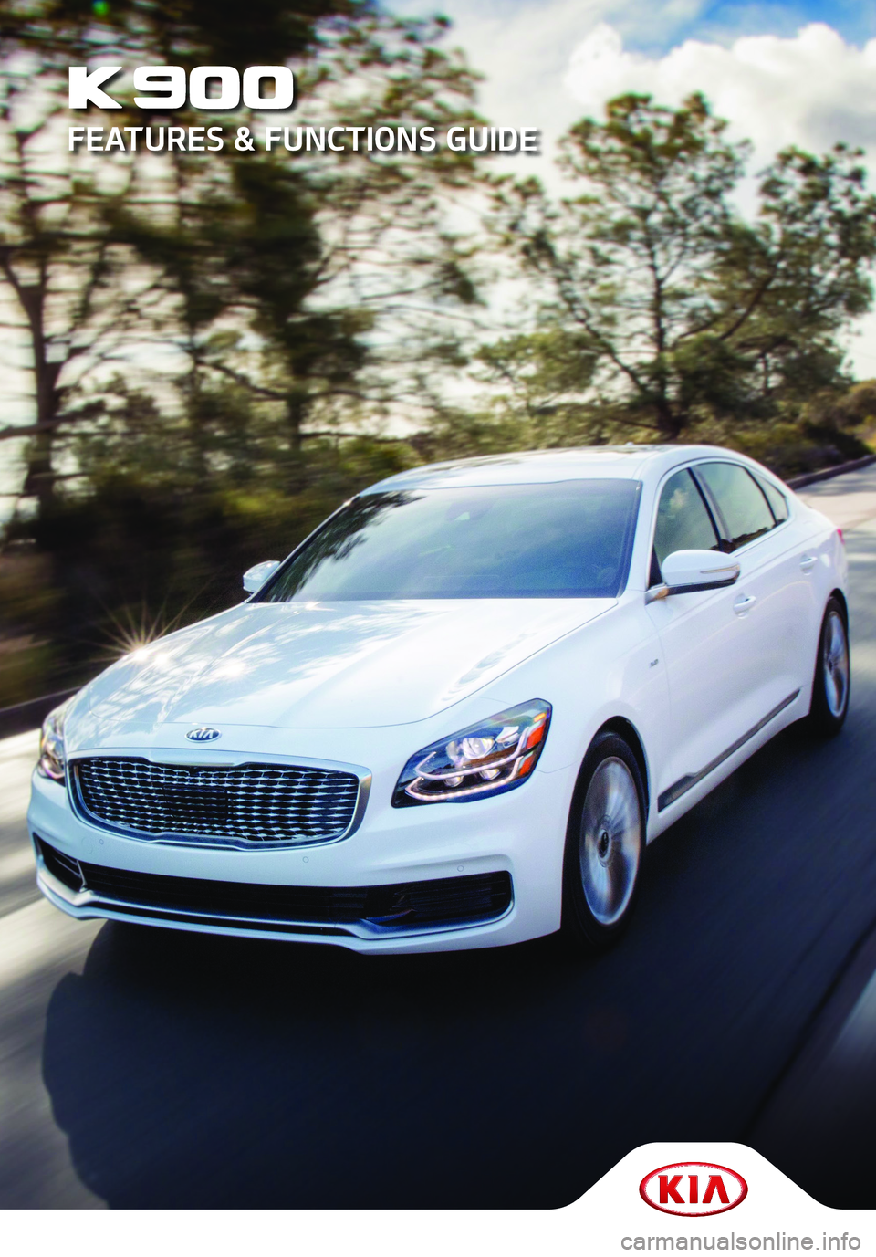 KIA K900 2019  Features and Functions Guide 