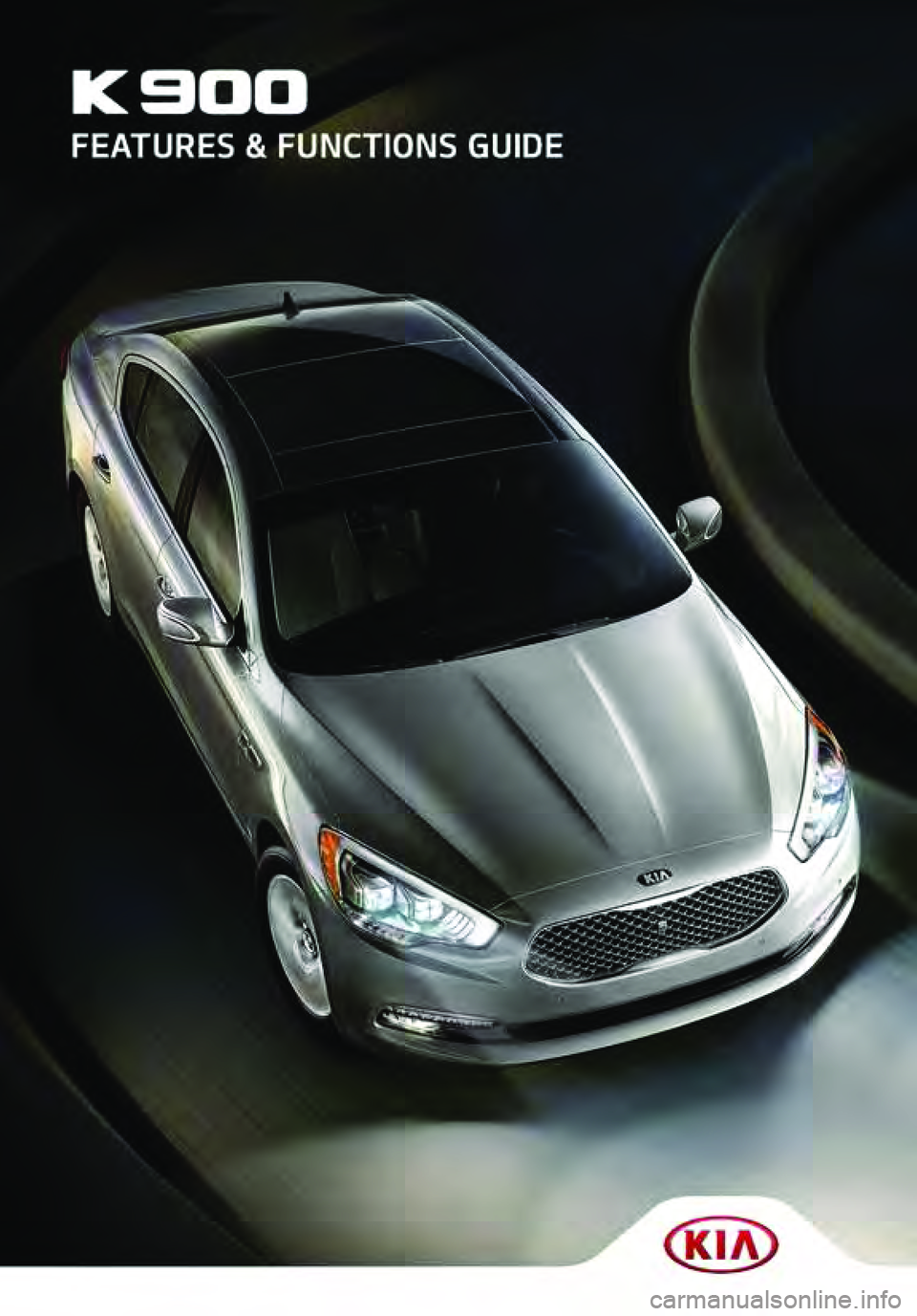 KIA K900 2017  Features and Functions Guide 