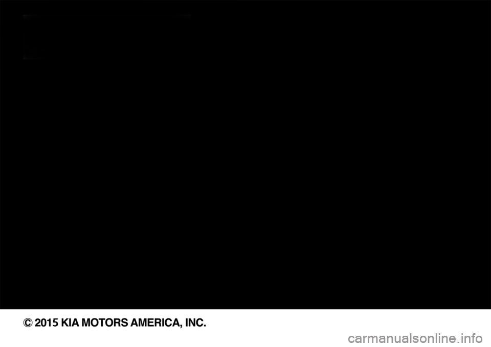 KIA K900 2016  Owners Manual 
� 