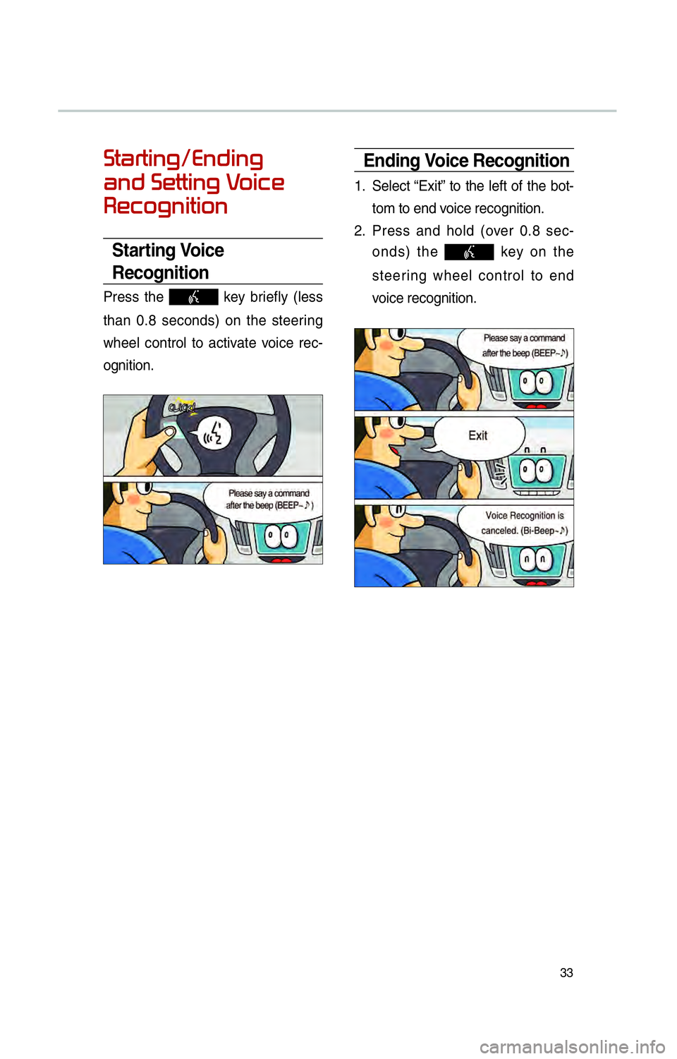 KIA SOUL EV 2015 Navigation System Quick Reference Guide 33
00360057004400550057004C0051004A0012002800510047004C0051004A0003
00440051004700030036004800570057004C0051004A00030039
0035004800460052004A0051004C0057004C00520051
Starting Voice
Recognition
Press KIA SOUL EV 2015 Navigation System Quick Reference Guide 33
00360057004400550057004C0051004A0012002800510047004C0051004A0003
00440051004700030036004800570057004C0051004A00030039
0035004800460052004A0051004C0057004C00520051
Starting Voice
Recognition
Press