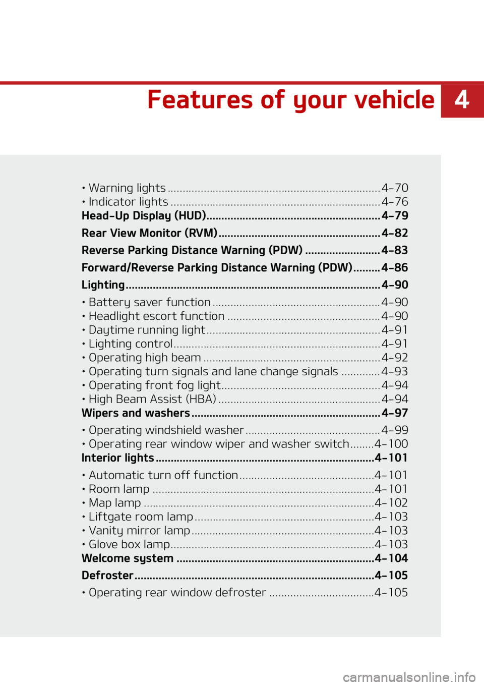 KIA SOUL 2021 Manual Online �
��F�B�U�V�S�F�T��P�G��Z�P�V�S��W�F�I�J�D�M�F
LÜ ��8�B�S�O�J�O�H��M�J�H�I�U�T ������������������������������������������������ ��������
