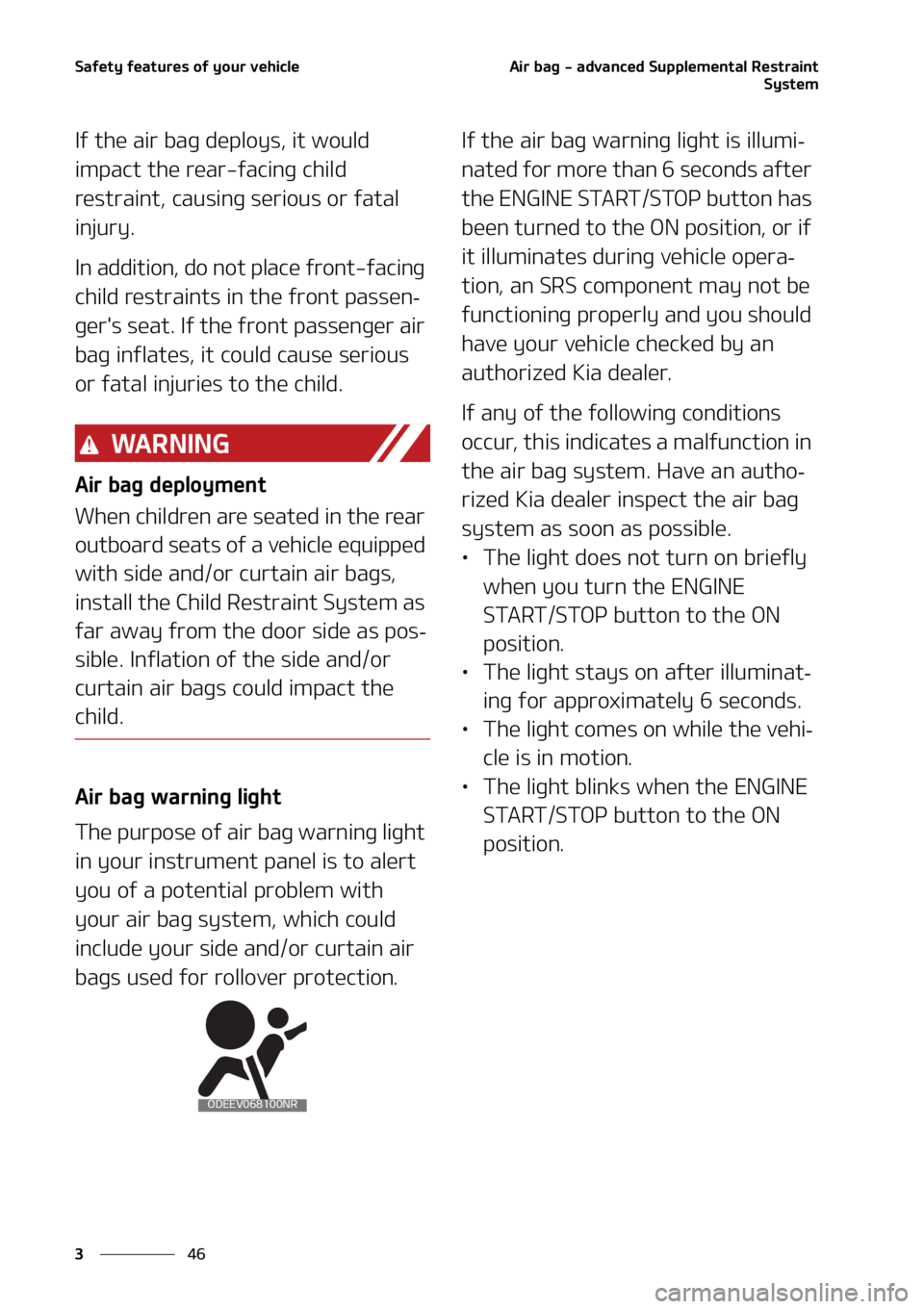 KIA SELTOS 2021 Manual PDF �4�B�G�F�U�Z��G�F�B�U�V�S�F�T��P�G��Z�P�V�S��W�F�I�J�D�M�F
��
�
�"�J�S��C�B�H����B�E�W�B�O�D�F�E��4�V�Q�Q�M�F�N�F�O�U�B�M��3�F�T�U�S�B�J�O�U
�4�Z�T�U�F�N
�*�G��U�I�F��B�J�S��C�B�H��E�