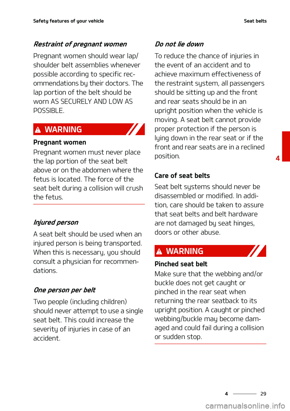 KIA NIRO EV 2020  Owners Manual ��
�
�
�4�B�G�F�U�Z��G�F�B�U�V�S�F�T��P�G��Z�P�V�S��W�F�I�J�D�M�F�4�F�B�U��C�F�M�U�T
�3�F�T�U�S�B�J�O�U��P�G��Q�S�F�H�O�B�O�U��X�P�N�F�O
�1�S�F�H�O�B�O�U��X�P�N�F�O��T�I�P�V�M�E��X�F�B�
