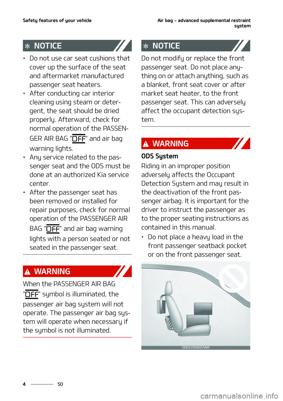 KIA NIRO EV 2020  Owners Manual �4�B�G�F�U�Z��G�F�B�U�V�S�F�T��P�G��Z�P�V�S��W�F�I�J�D�M�F
��
�
�"�J�S��C�B�H����B�E�W�B�O�D�F�E��T�V�Q�Q�M�F�N�F�O�U�B�M��S�F�T�U�S�B�J�O�U
�T�Z�T�U�F�N
�/�0�5�*�$�&
LÜ�%�P��O�P�U��V�