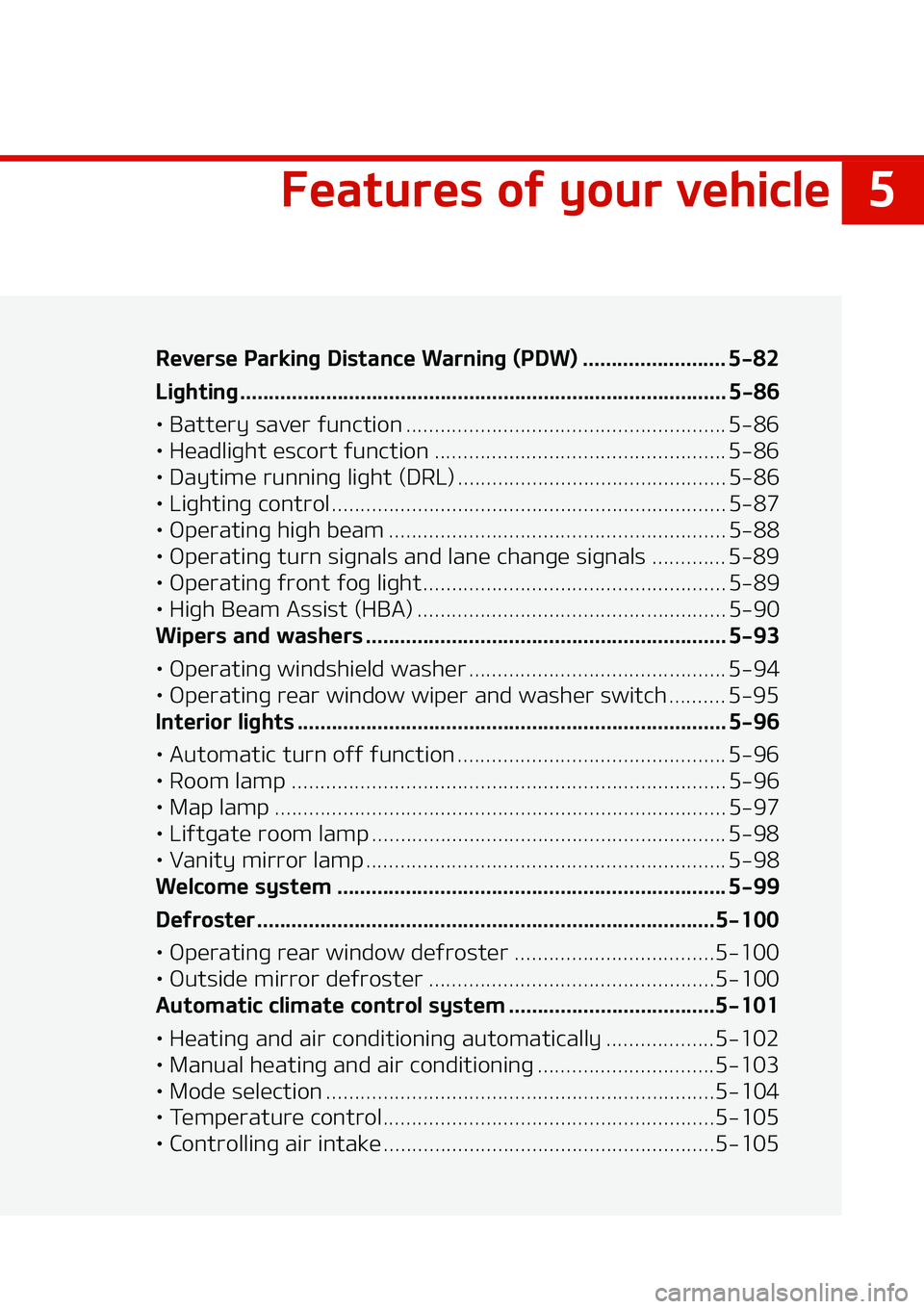 KIA NIRO EV 2020  Owners Manual �
��F�B�U�V�S�F�T��P�G��Z�P�V�S��W�F�I�J�D�M�F
�3�F�W�F�S�T�F��1�B�S�L�J�O�H��%�J�T�U�B�O�D�F��8�B�S�O�J�O�H��	�1�%�8�
 ������������������������� ����
�-�J�H�I�U�